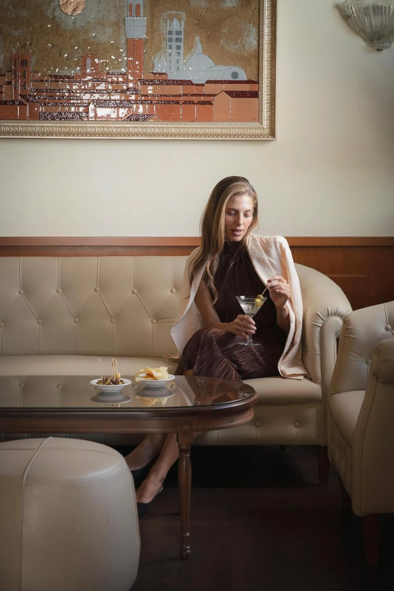 Lounge or bar in Hotel Athena