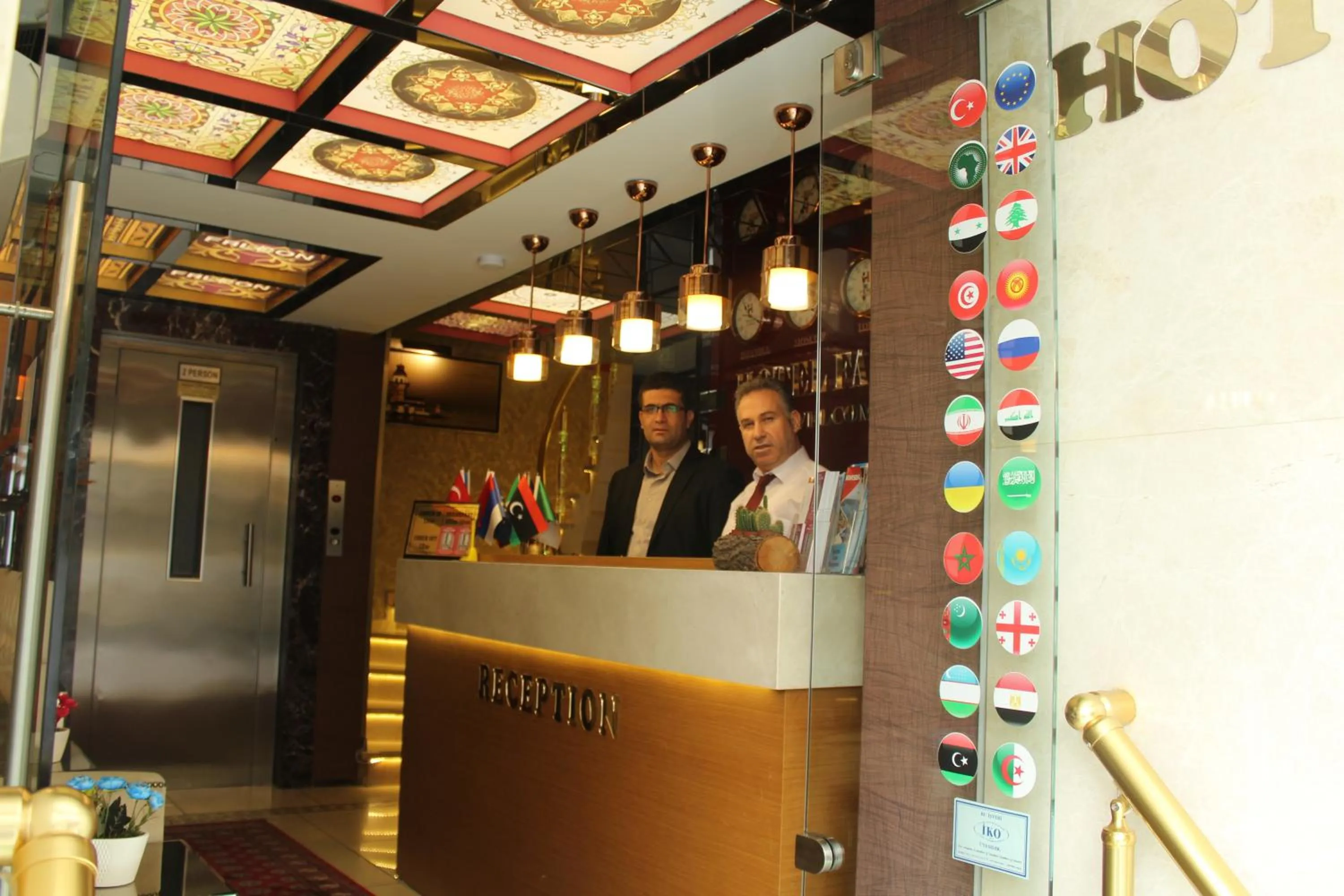 Staff in Hotel Falcon