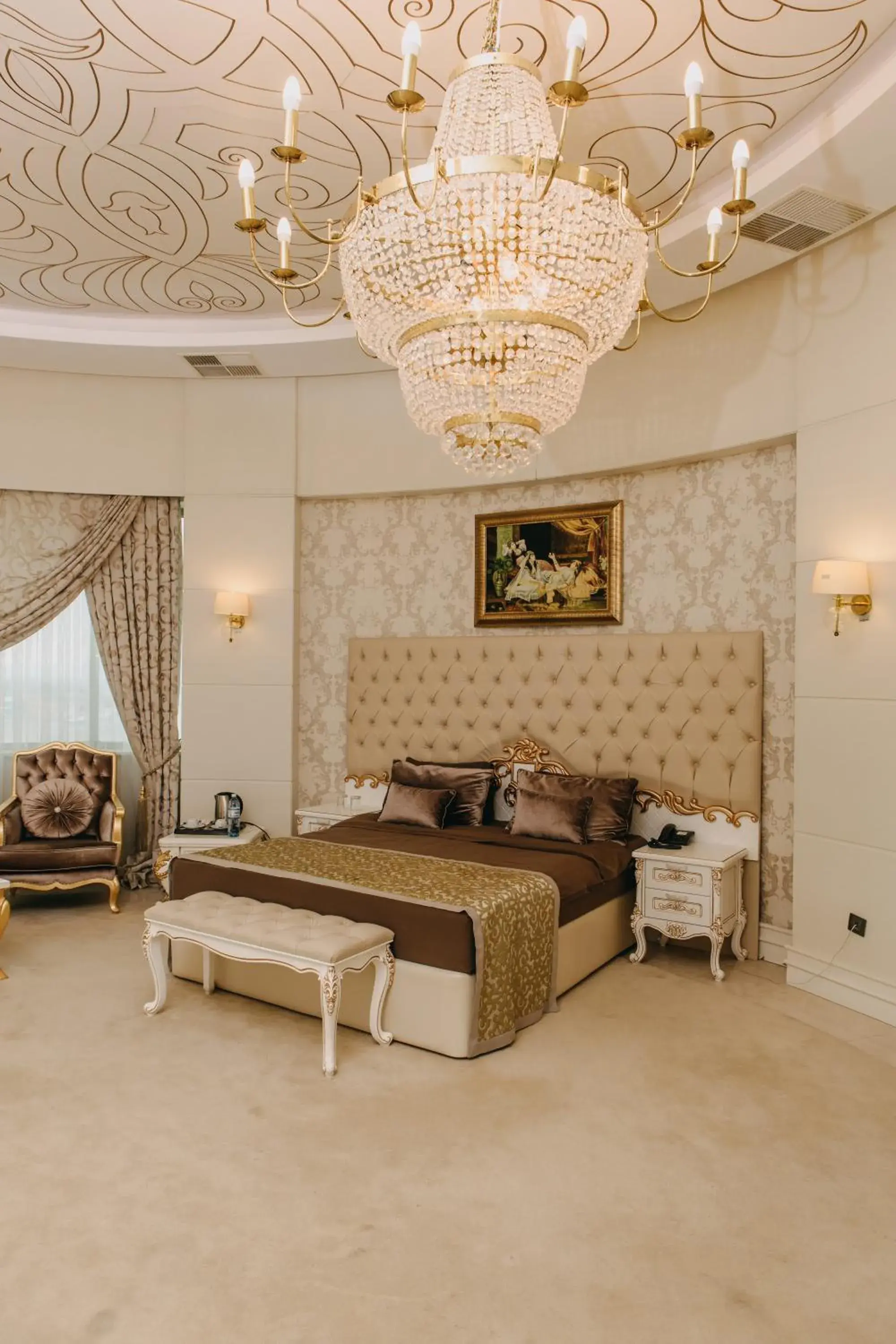 Bed in Gashalti Health Hotel Naftalan Bed in Gashalti Health Hotel Naftalan