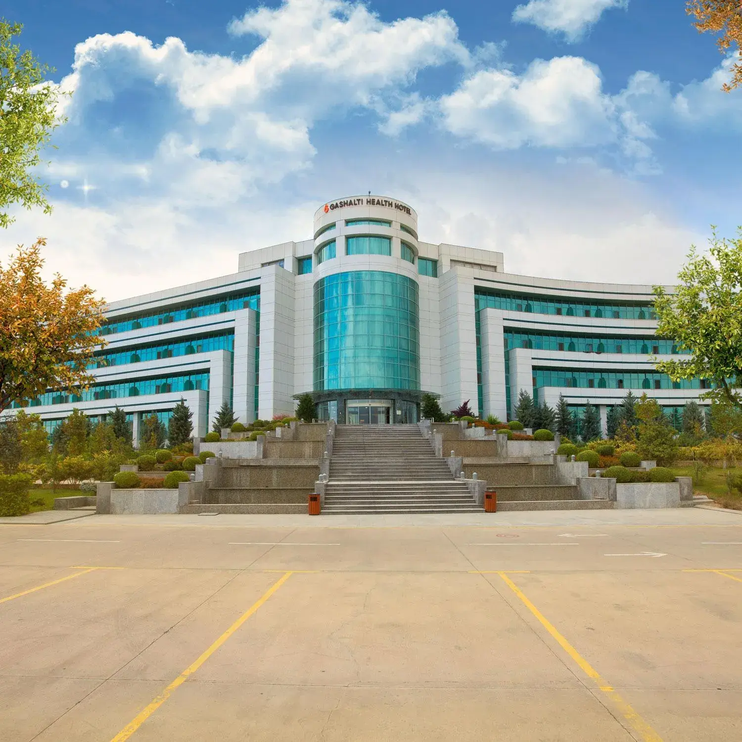 Facade/entrance in Gashalti Health Hotel Naftalan Facade/entrance in Gashalti Health Hotel Naftalan