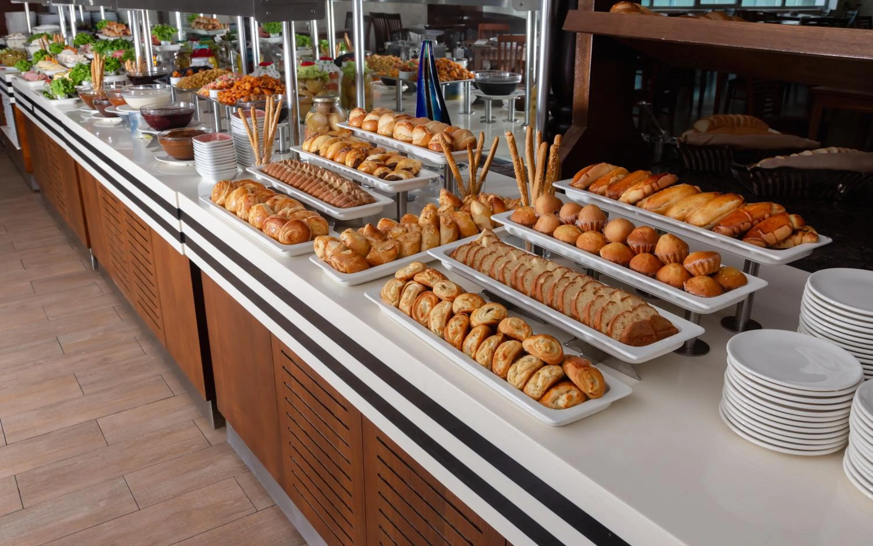 Buffet breakfast in Gashalti Health Hotel Naftalan