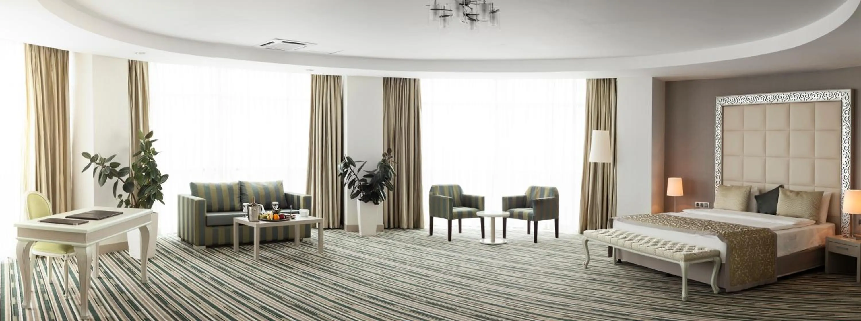 Living room, Bed in Gashalti Health Hotel Naftalan