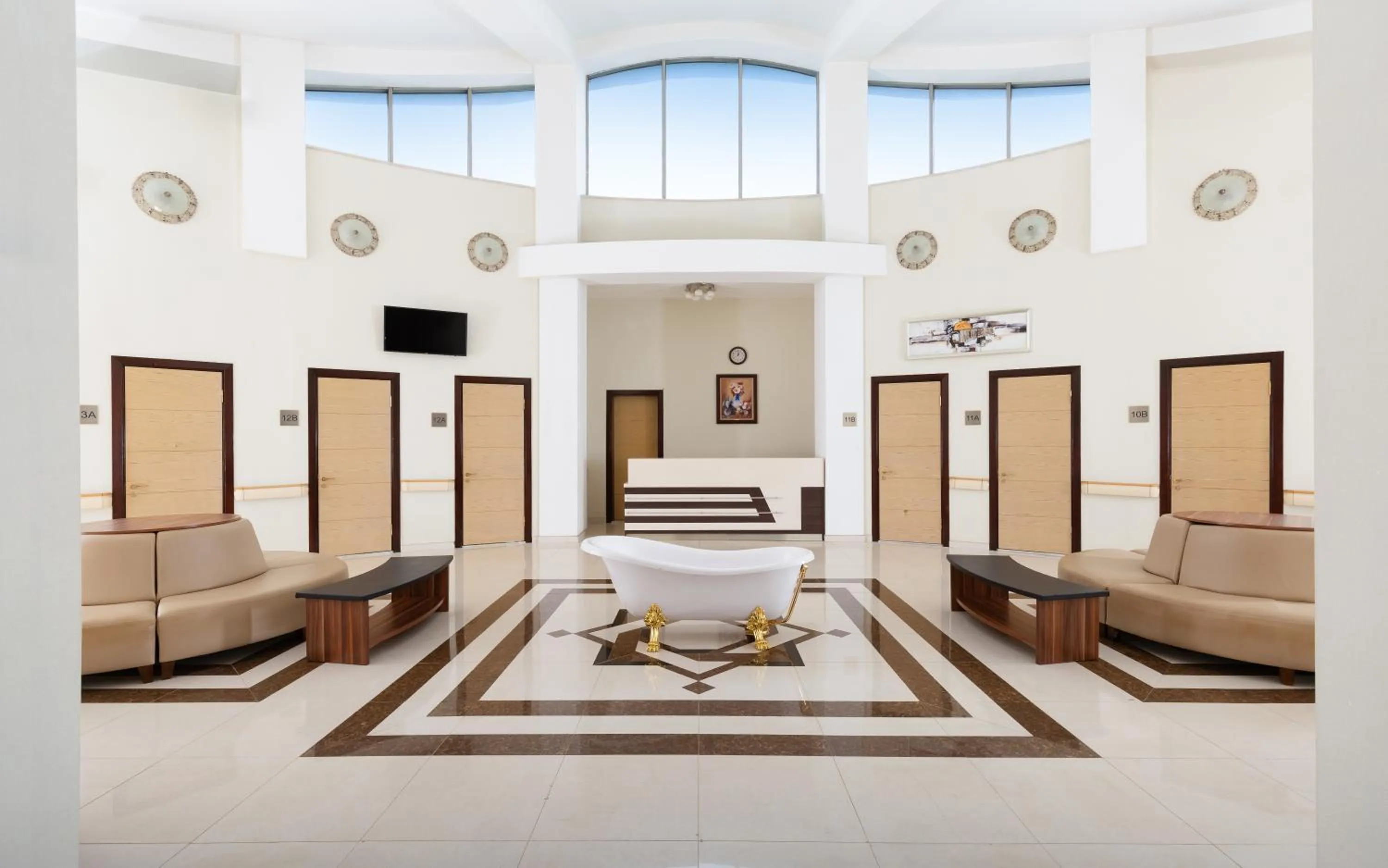 Spa and wellness centre/facilities in Gashalti Health Hotel Naftalan