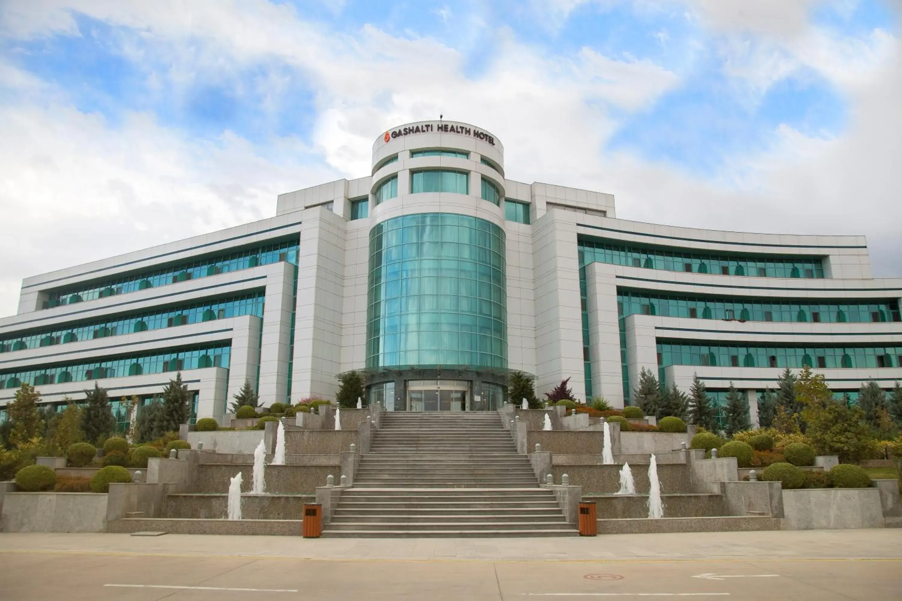 Property building in Gashalti Health Hotel Naftalan Property building in Gashalti Health Hotel Naftalan