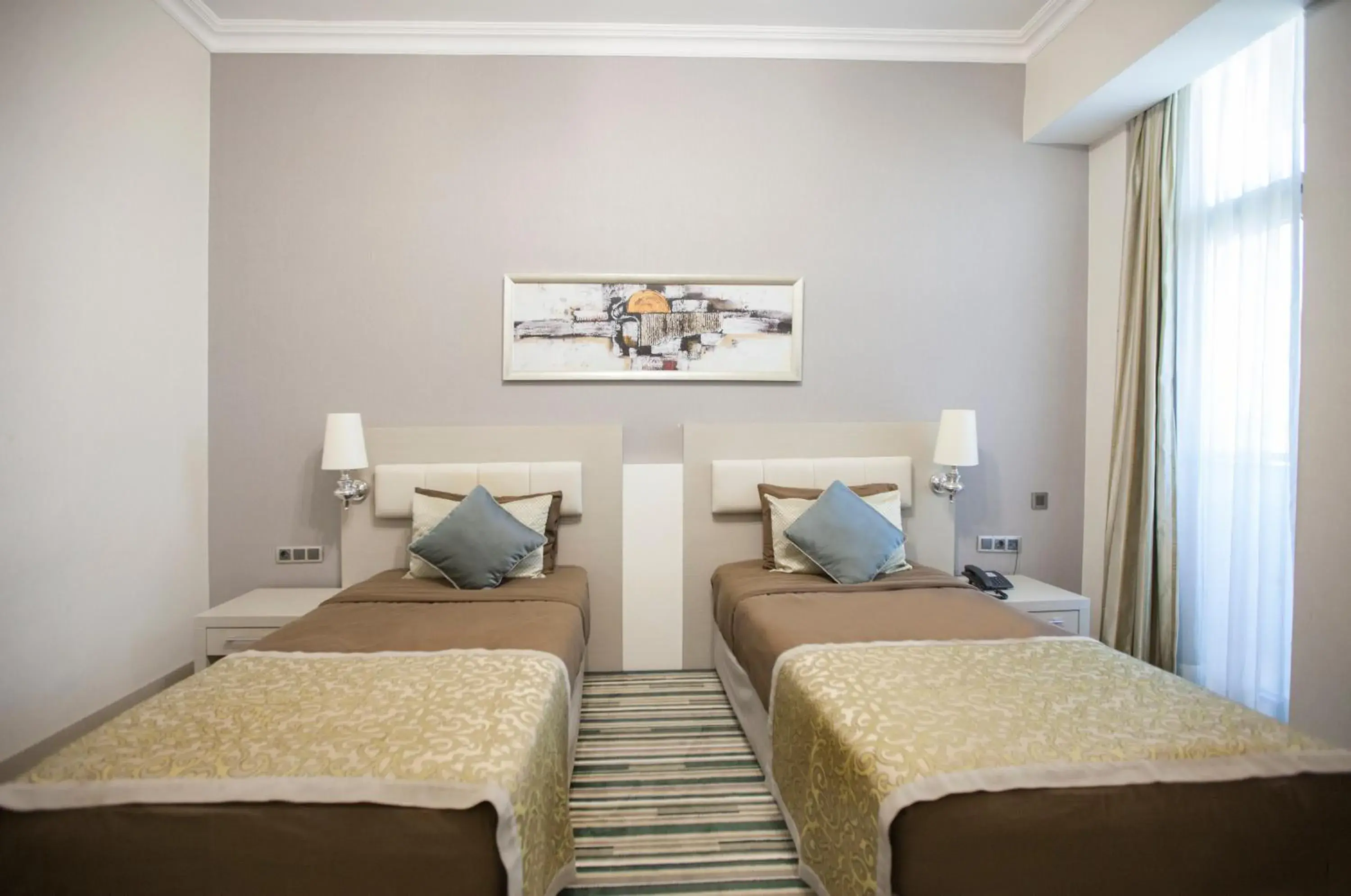 Standard Twin Room in Gashalti Health Hotel Naftalan Standard Twin Room in Gashalti Health Hotel Naftalan