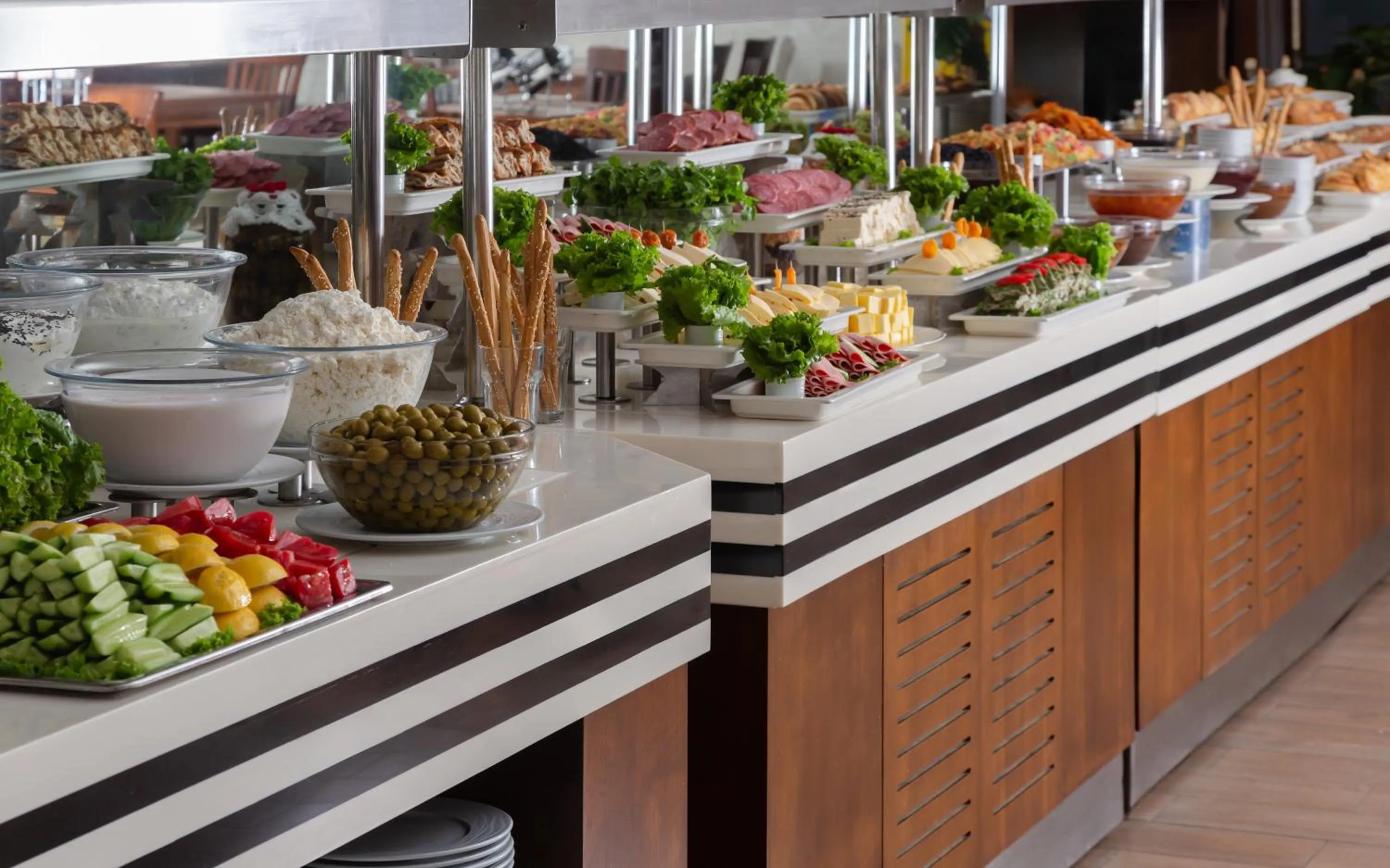 Breakfast in Gashalti Health Hotel Naftalan