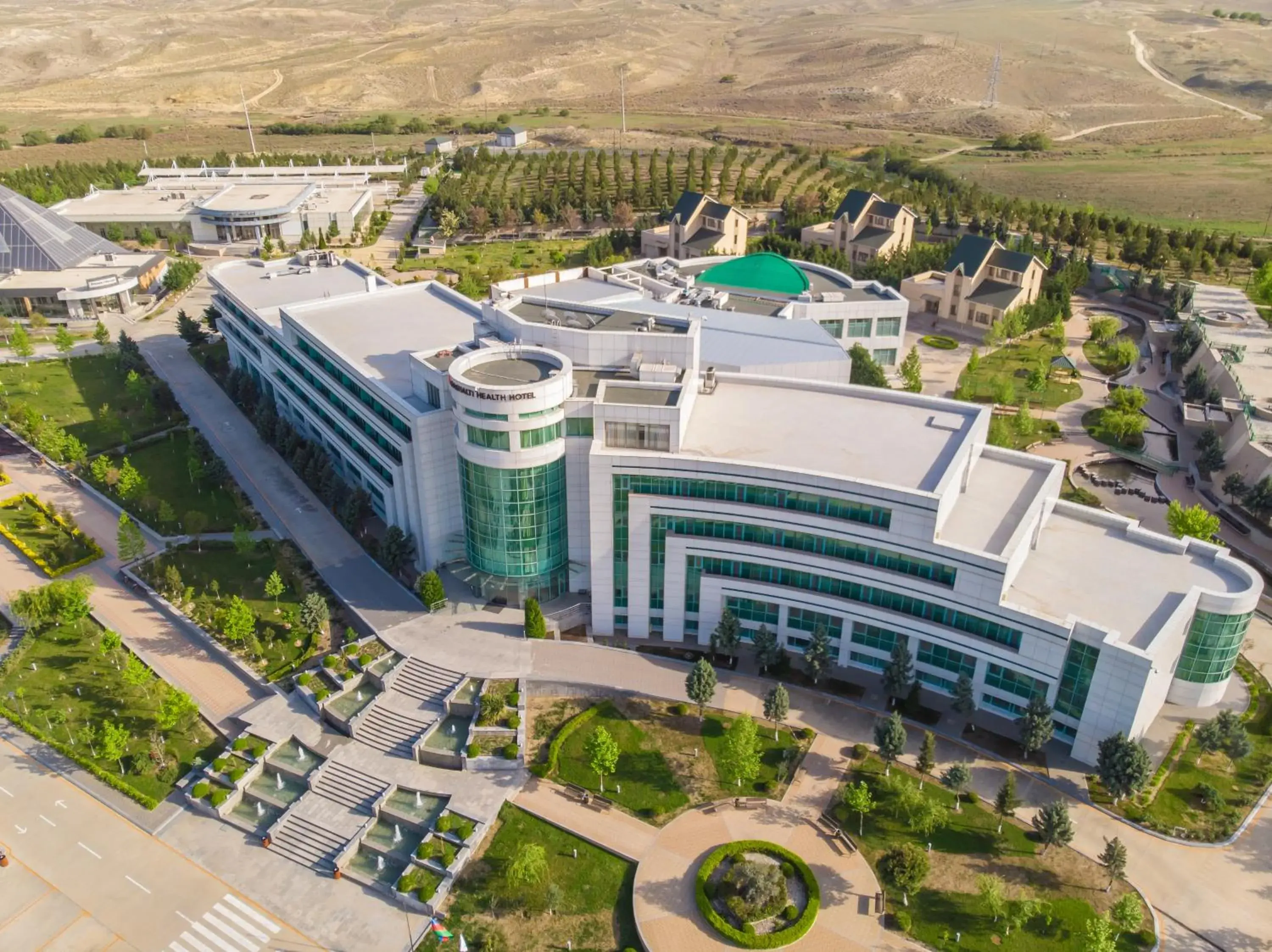 Property building in Gashalti Health Hotel Naftalan Property building in Gashalti Health Hotel Naftalan