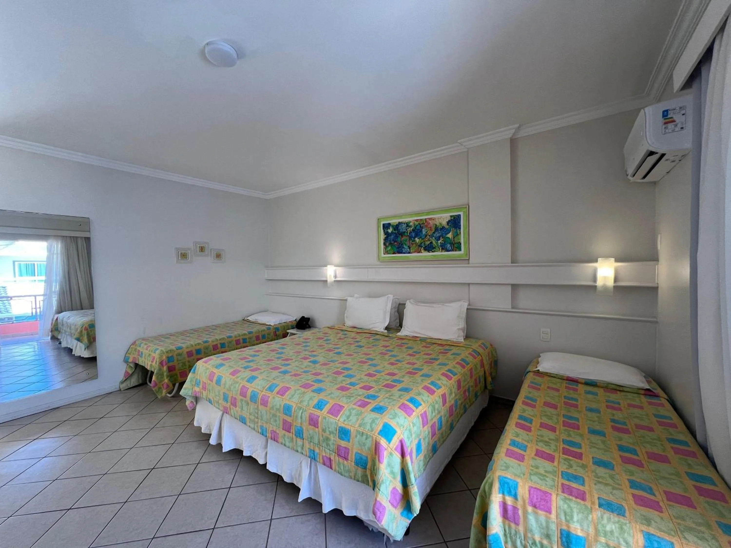 Bed in Pousada Vila do Coral