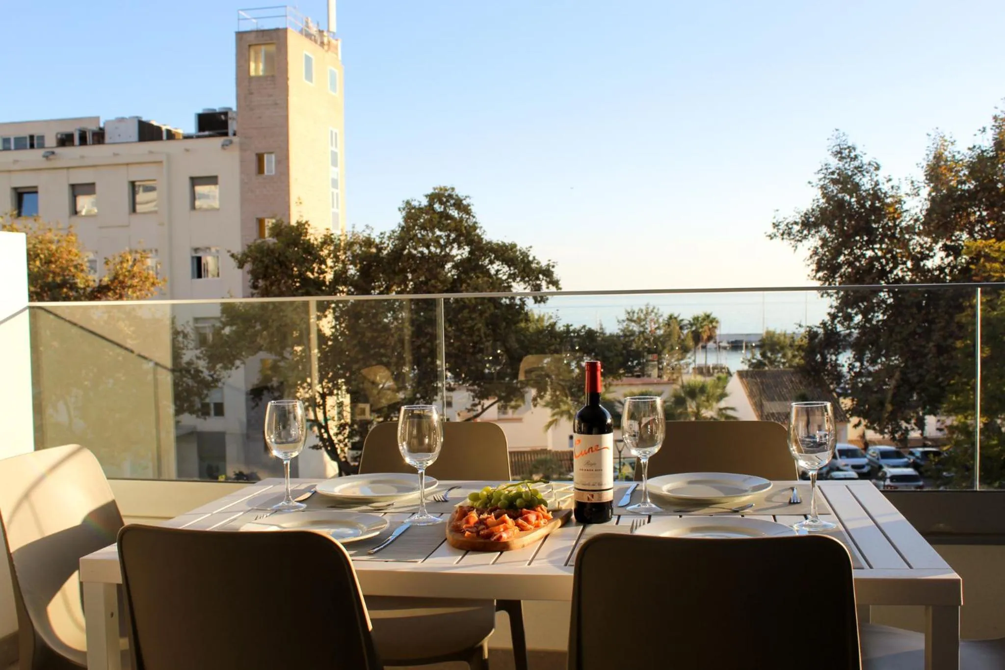 Balcony/Terrace in Aqua Apartments Bellamar, Marbella