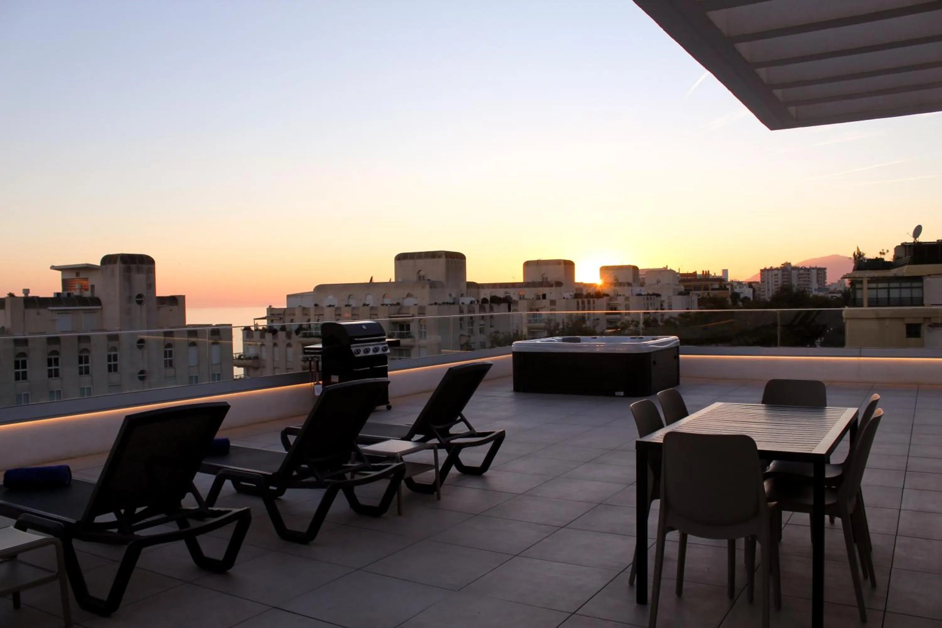Balcony/Terrace in Aqua Apartments Bellamar, Marbella