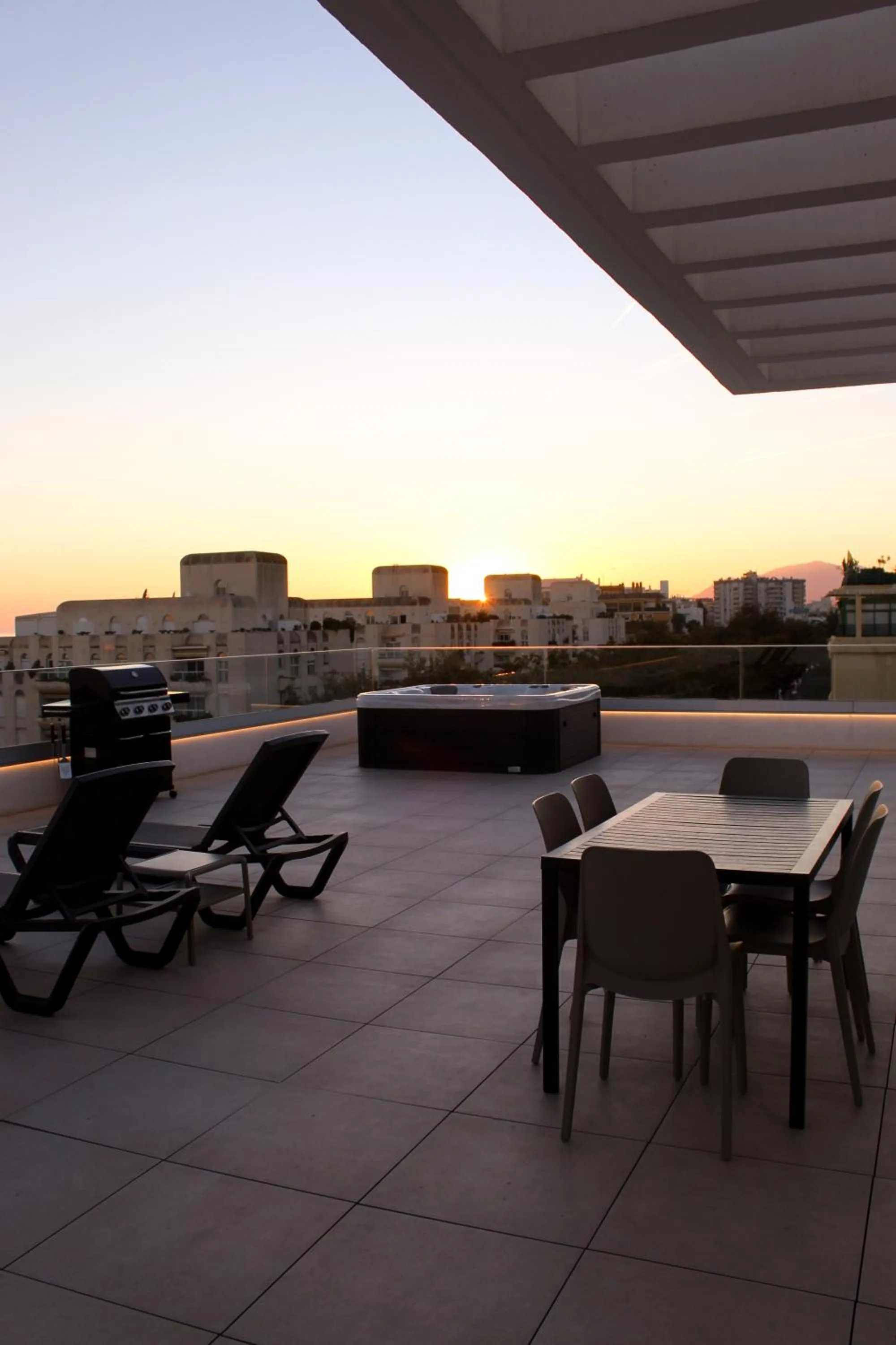 Patio in Aqua Apartments Bellamar, Marbella