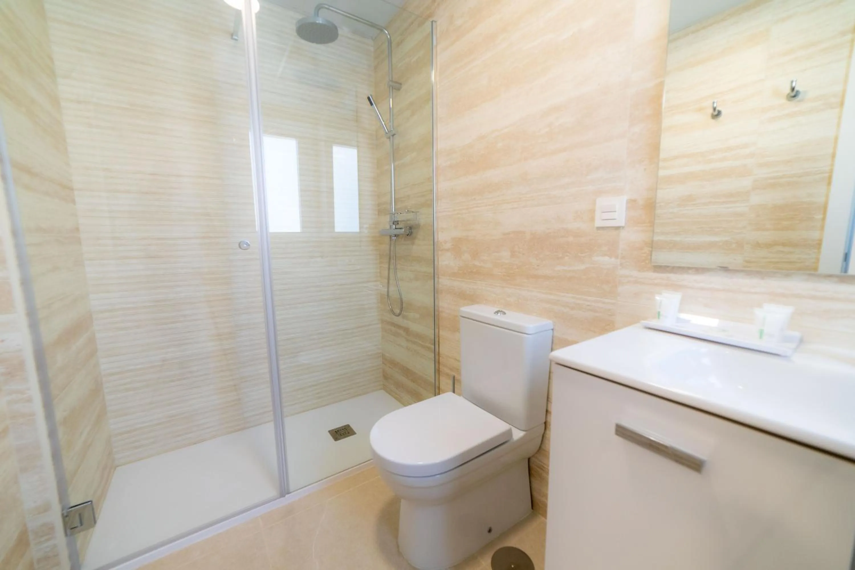 Shower in Aqua Apartments Bellamar, Marbella