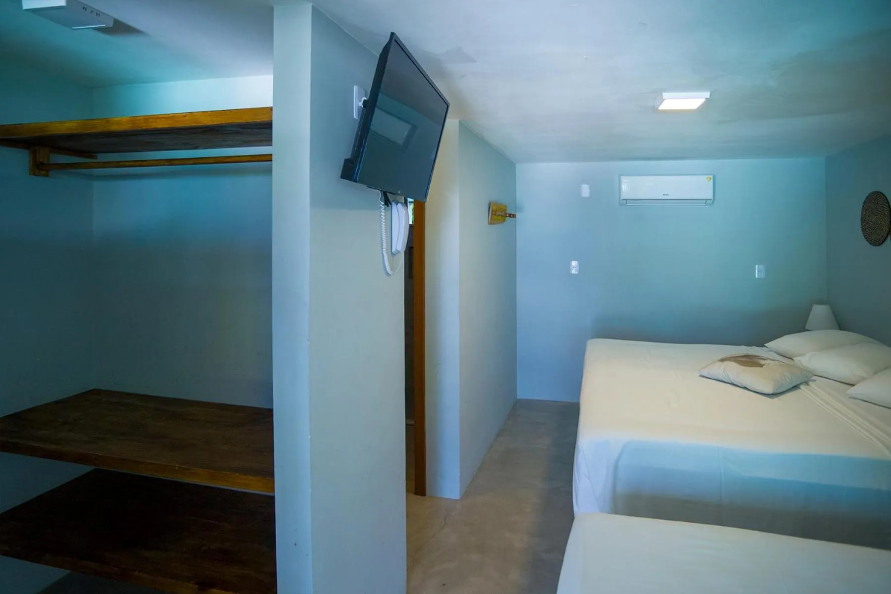 Bed in Tropical Beach