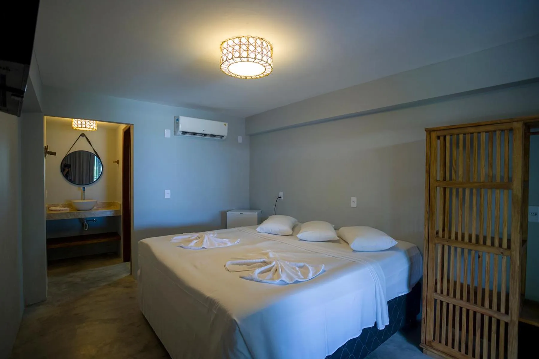 Bed in Tropical Beach