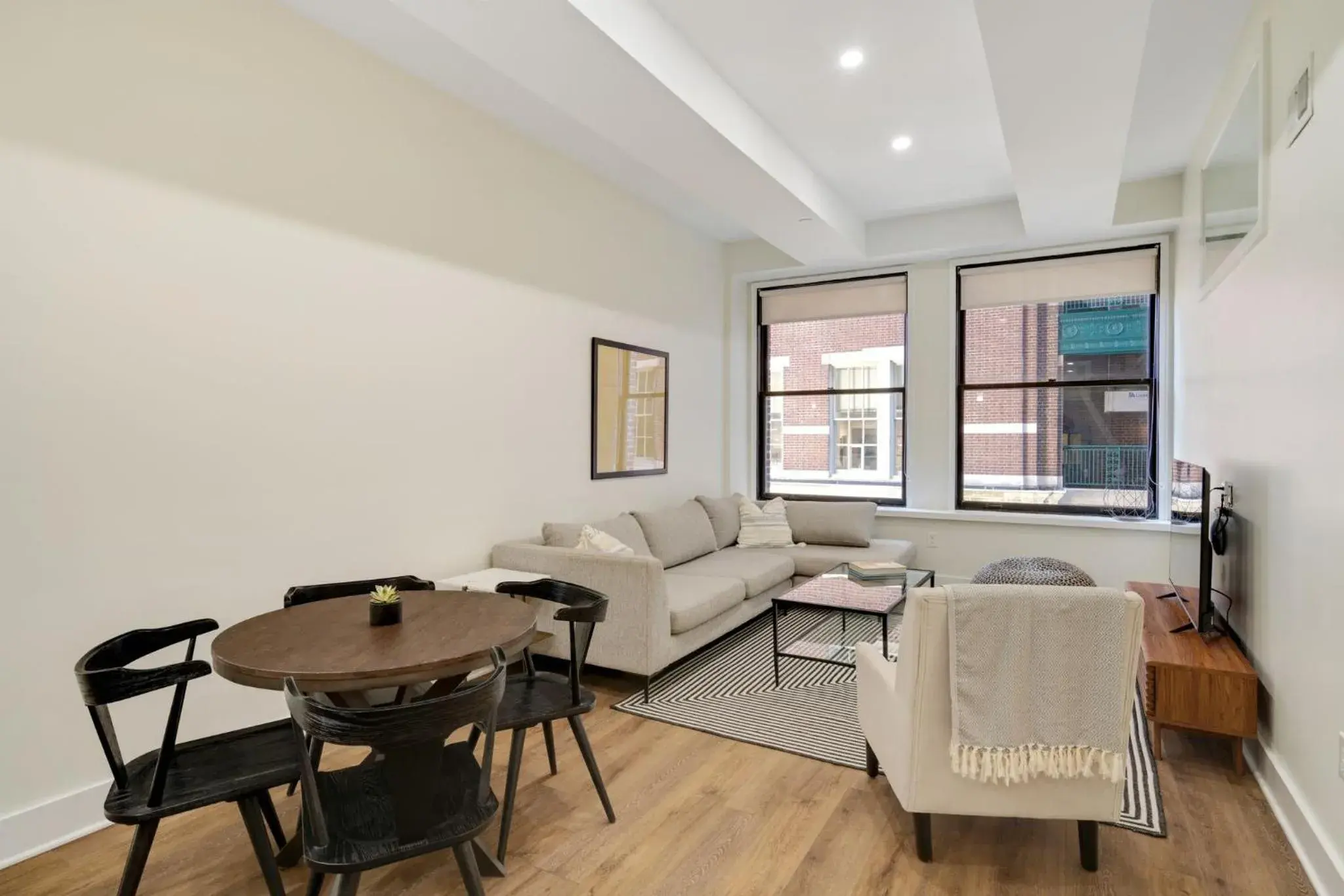 Living room in The Ledger Residences by Sosuite - Old City Living room in The Ledger Residences by Sosuite - Old City