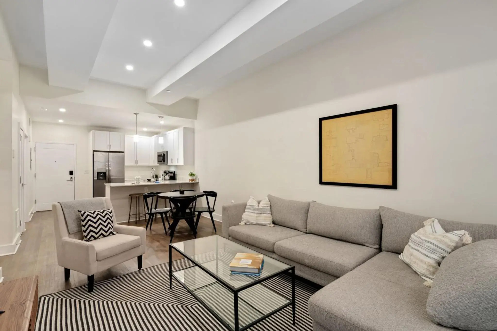 Living room in The Ledger Residences by Sosuite - Old City Living room in The Ledger Residences by Sosuite - Old City