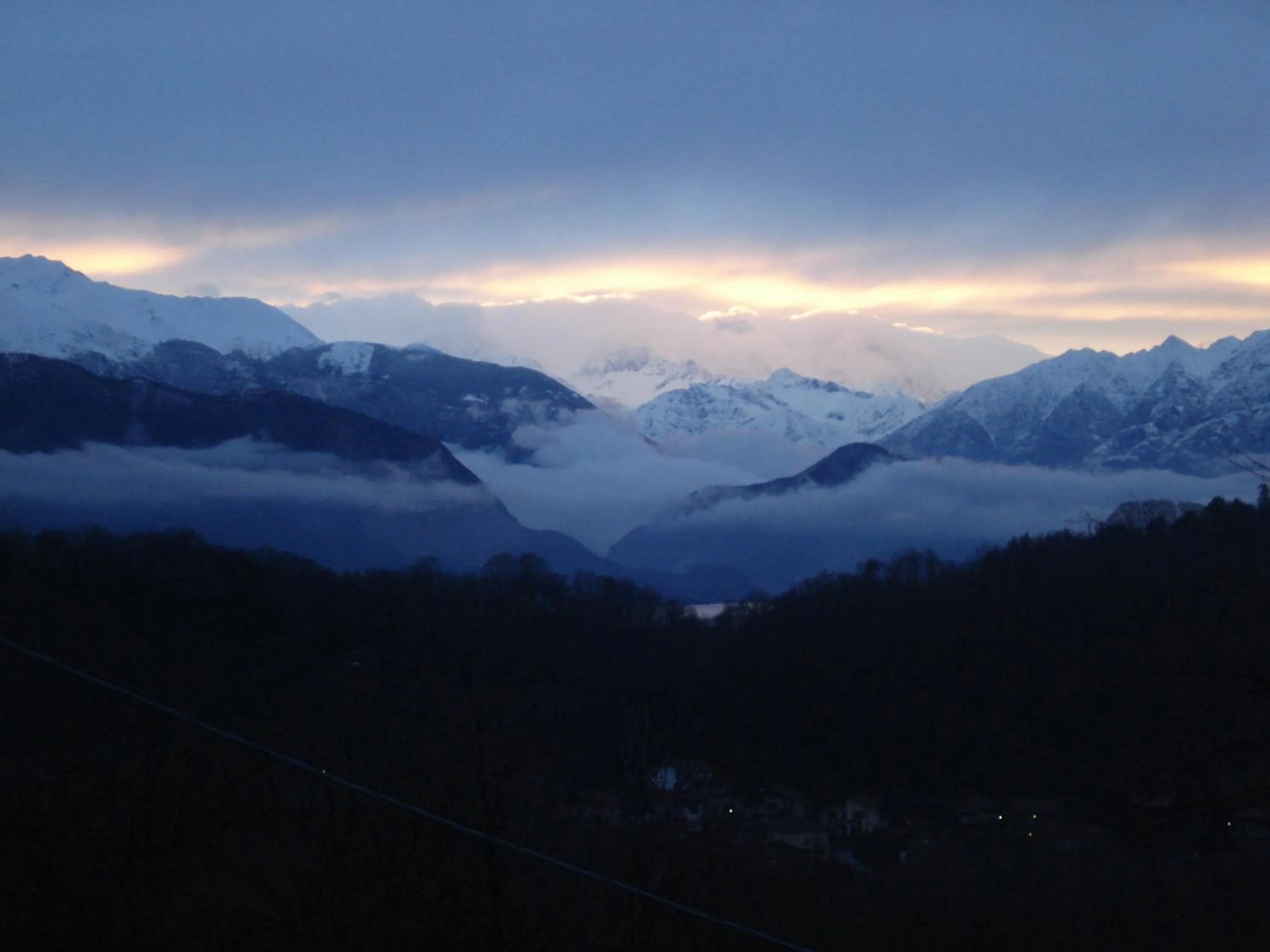 Mountain view in B&B La Civetta