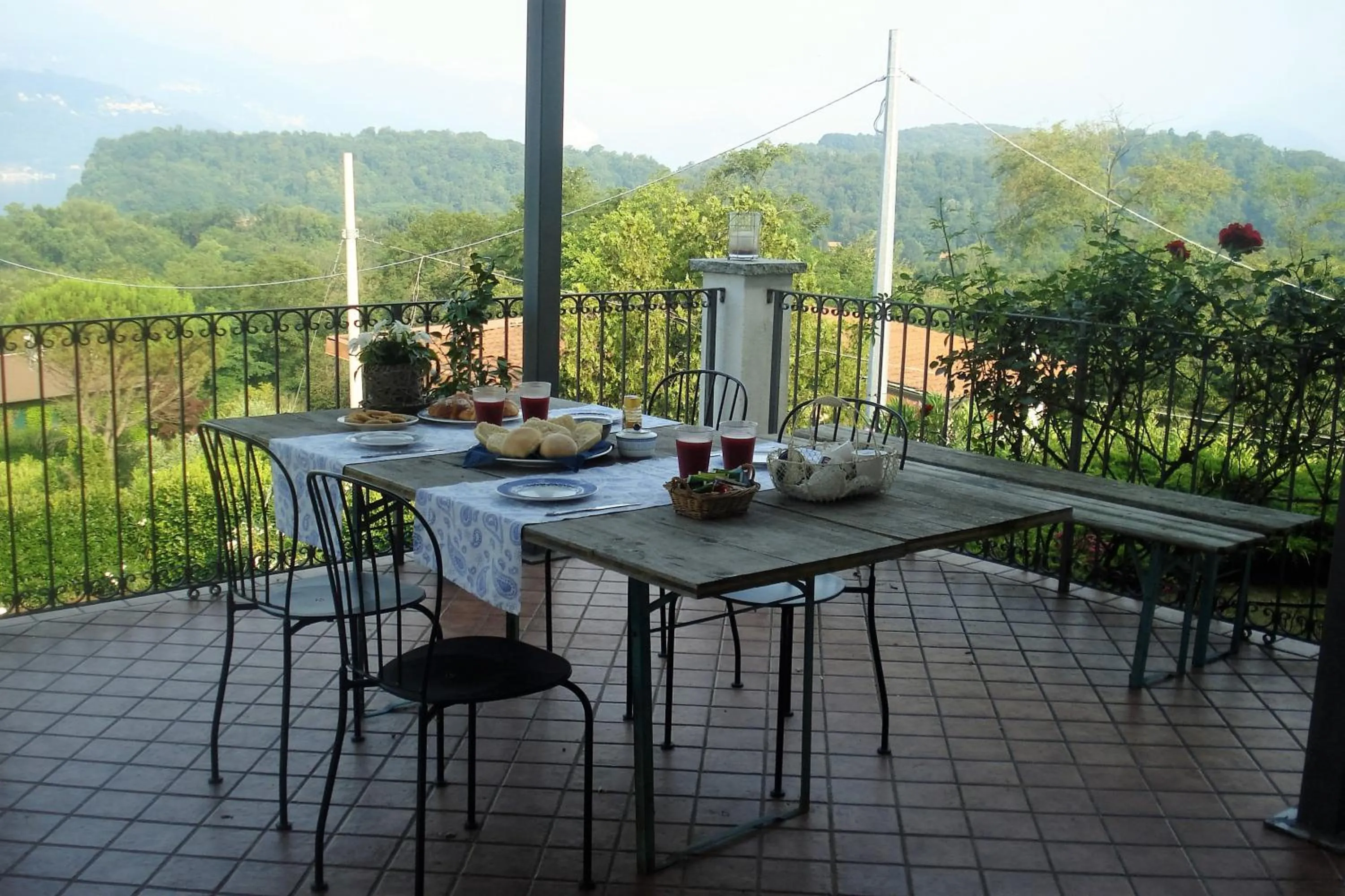 Balcony/Terrace in B&B La Civetta