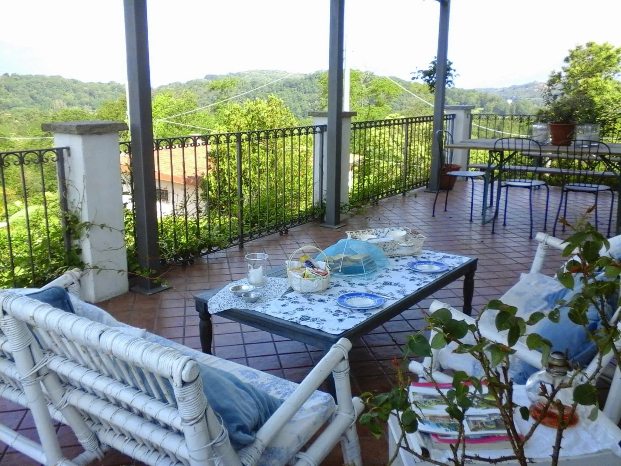 Balcony/Terrace in B&B La Civetta