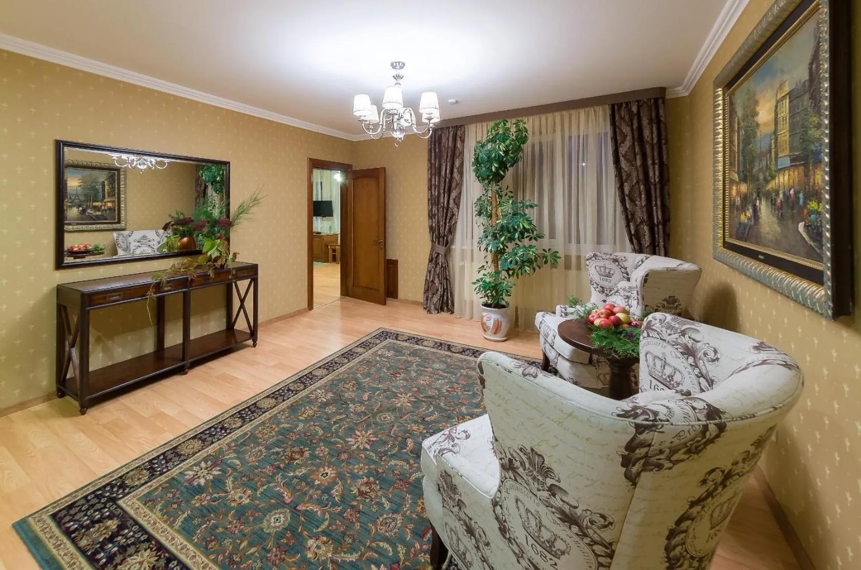 Seating area in Bystrytsya Lux