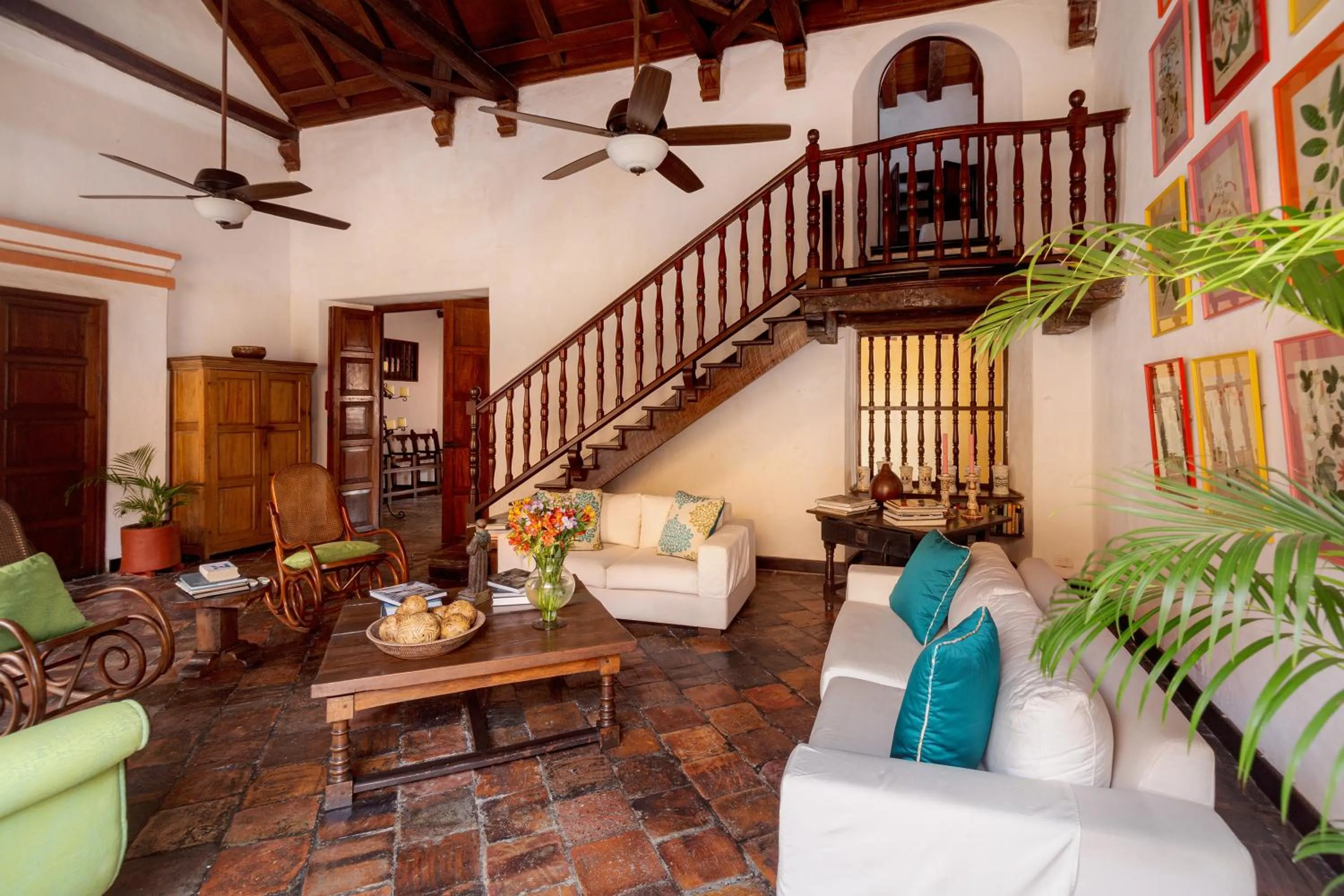 Living room in Casa Baloco