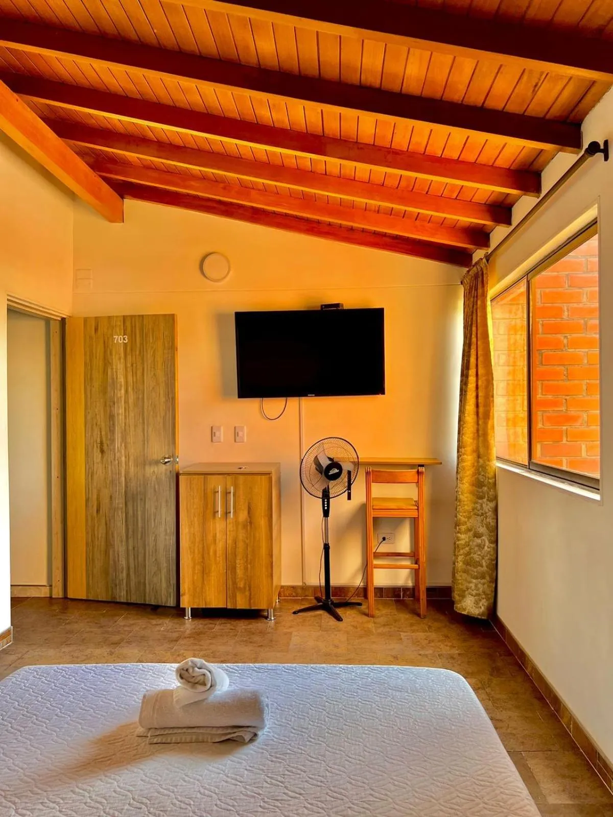 TV and multimedia, Bed in Hotel Torre Primavera