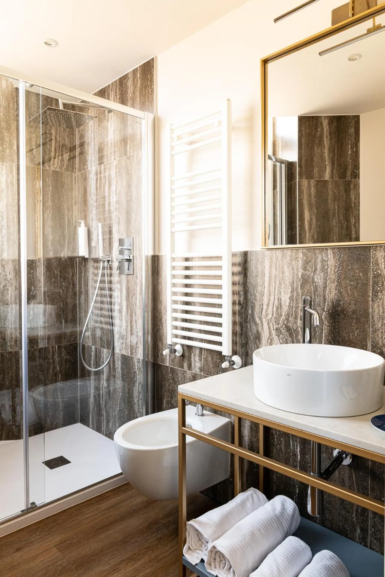 Shower in Hotel Rovereto