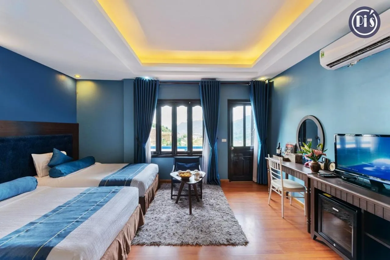 Bed in Pi’s Boutique Sapa