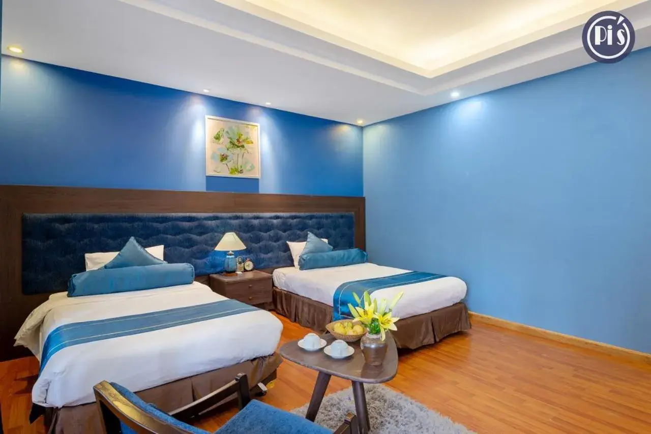 Bed in Pi’s Boutique Sapa Bed in Pi’s Boutique Sapa