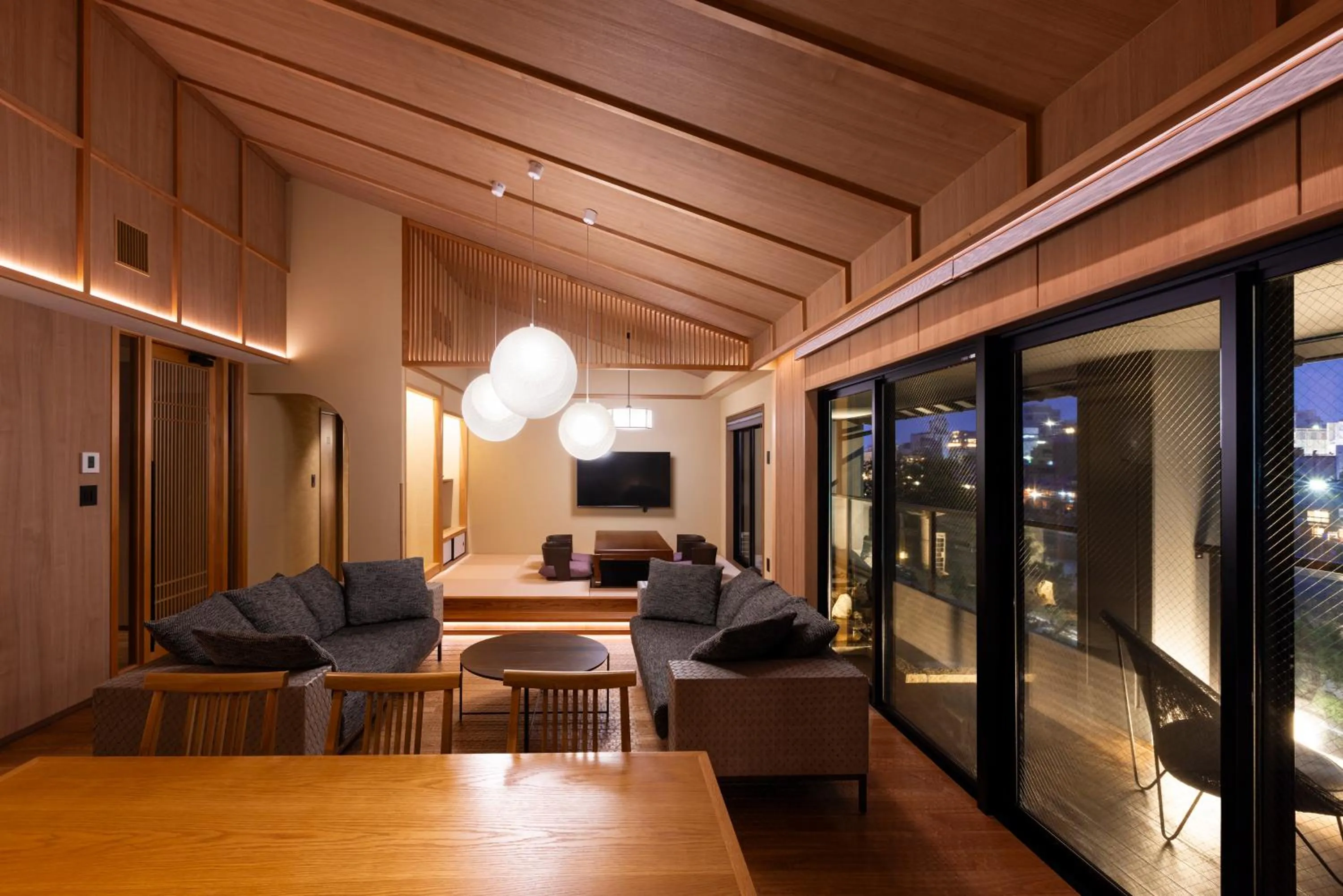 Photo of the whole room in Rinn Gion Shirakawa