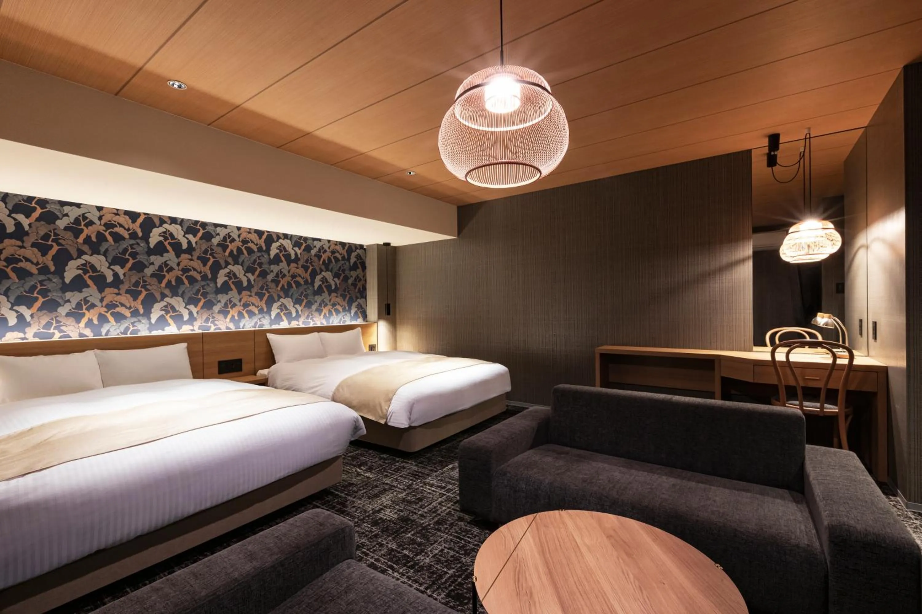 Bedroom, Bed in Rinn Gion Shirakawa