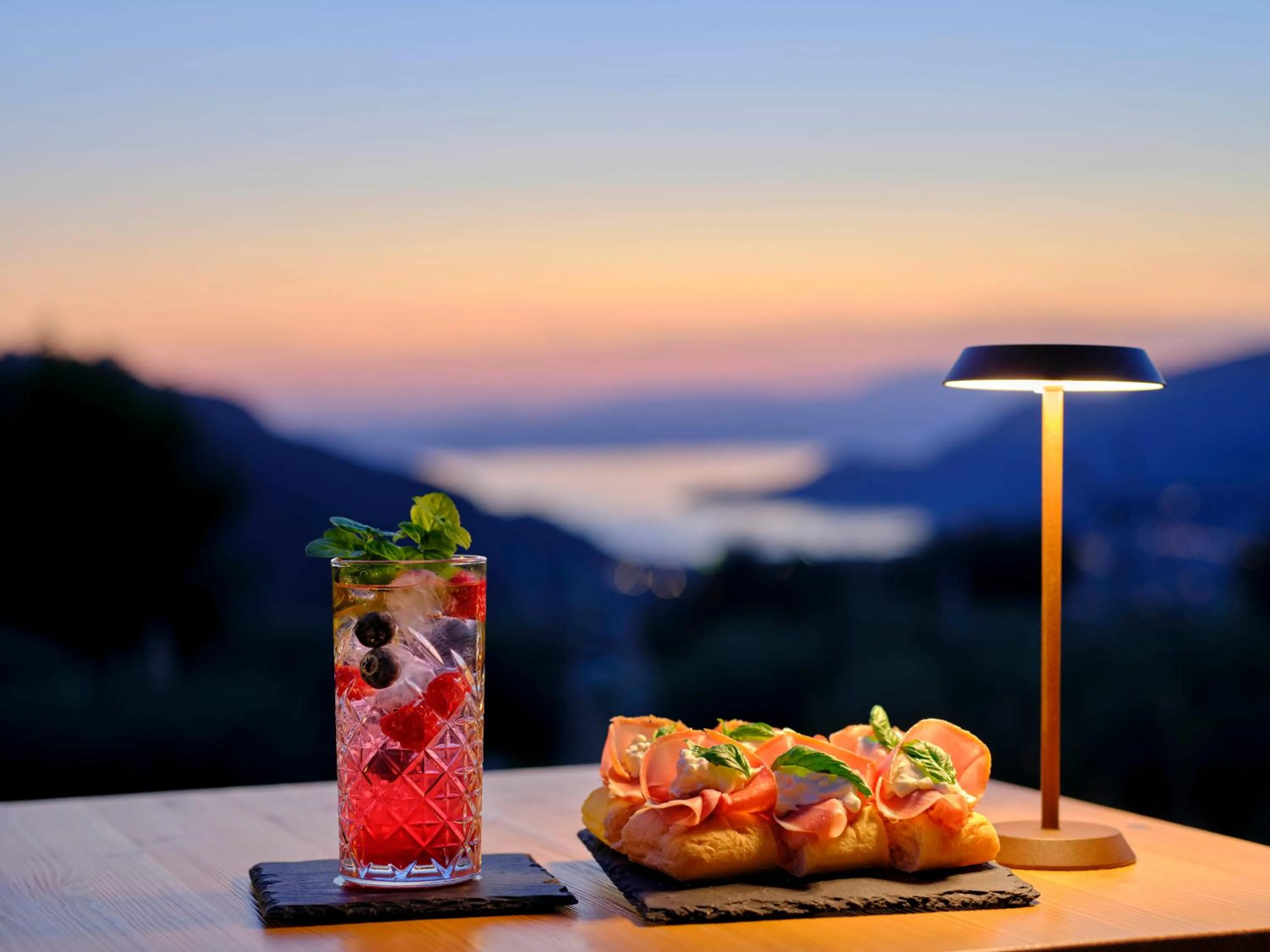 Drinks in Hotel Boffenigo - The Golden Hour