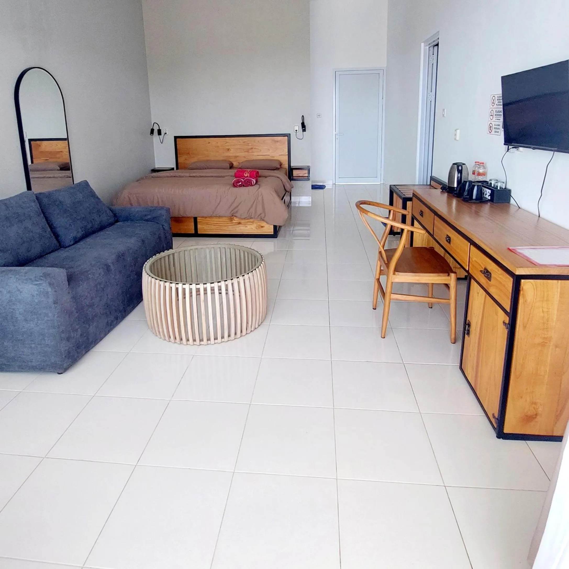 Bedroom, Bed in Garden House Jepara