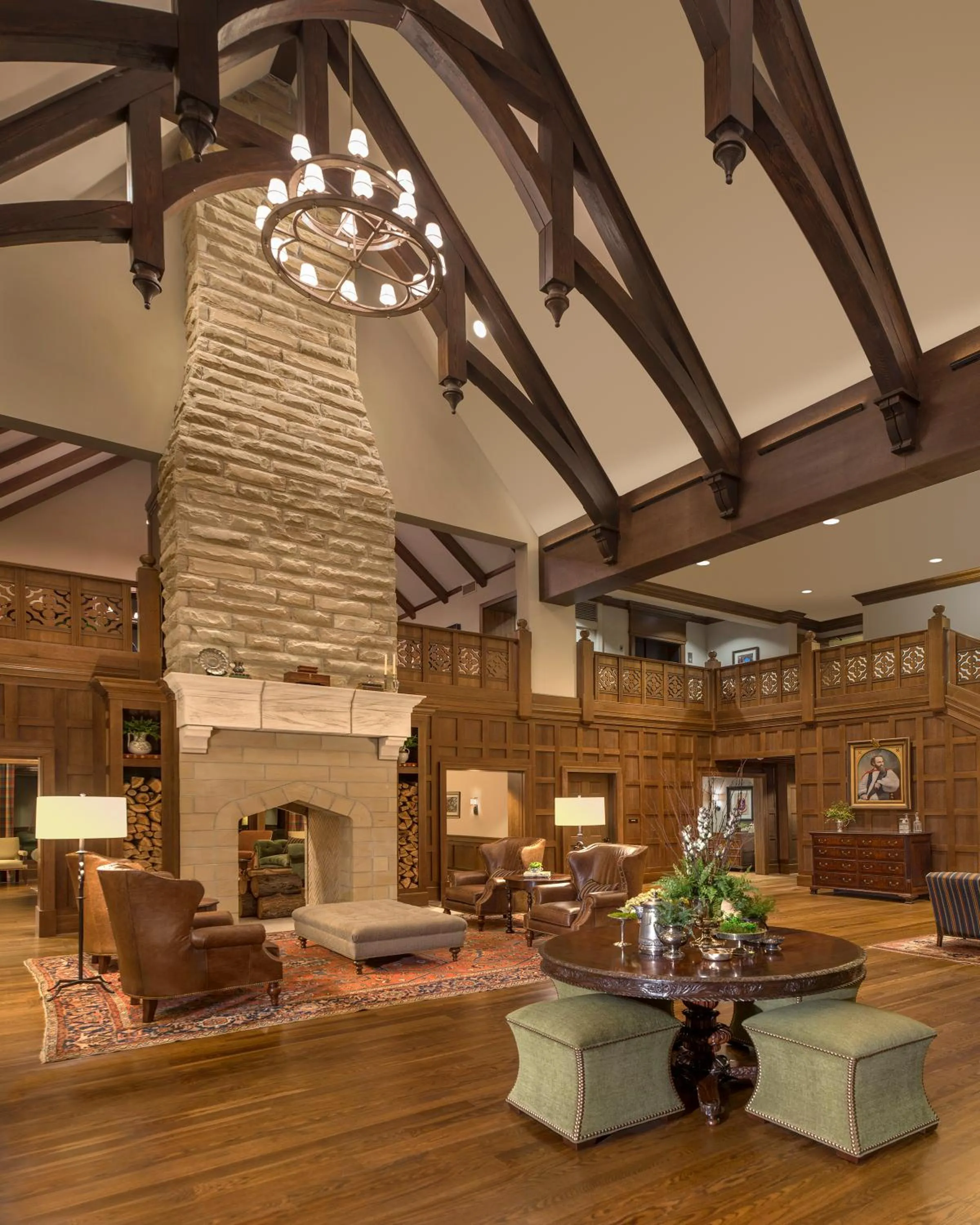 Communal lounge/ TV room in The Sewanee Inn