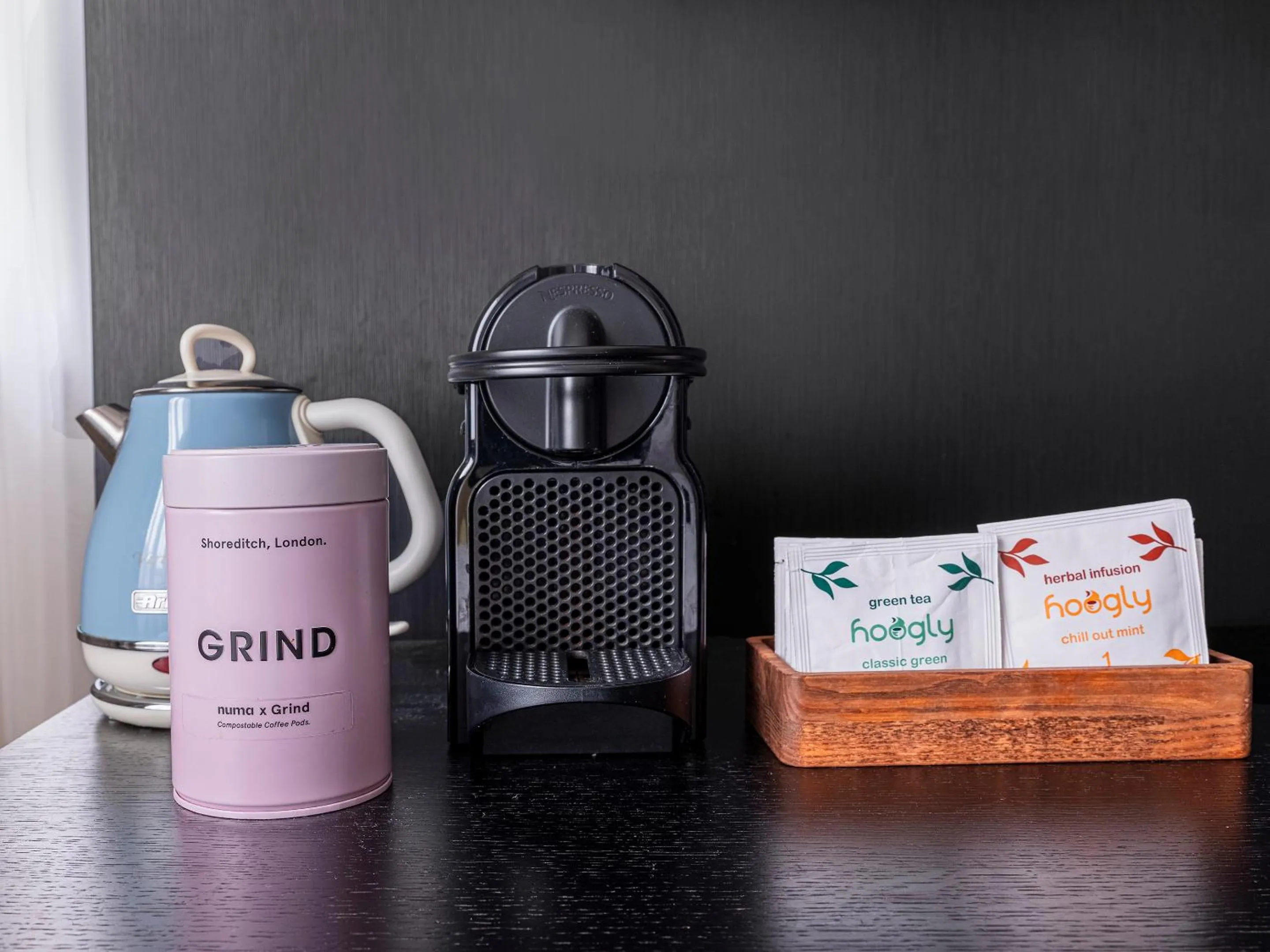 Coffee/tea facilities in Numa Frankfurt Bloc