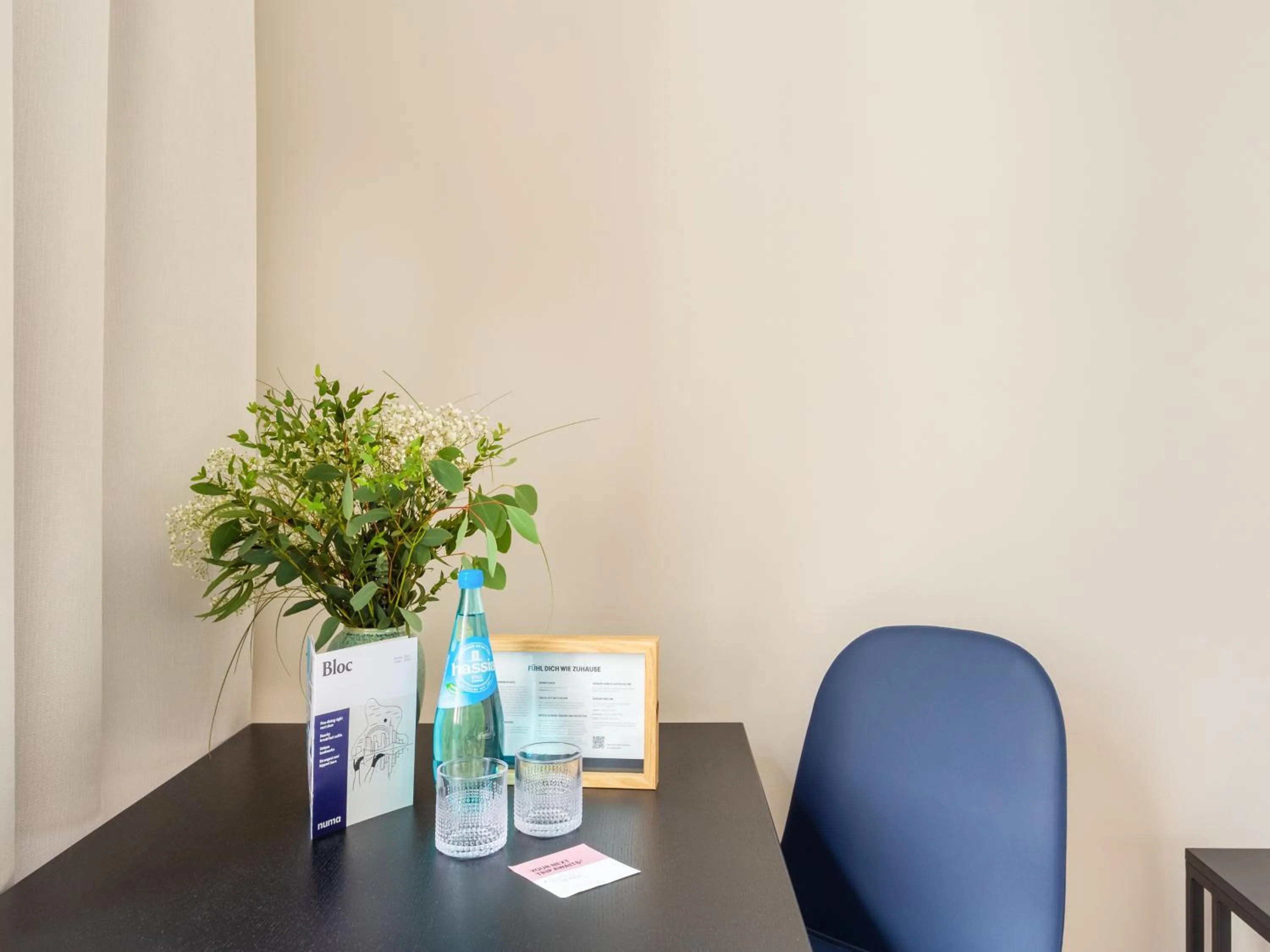 Seating area in Numa Frankfurt Bloc