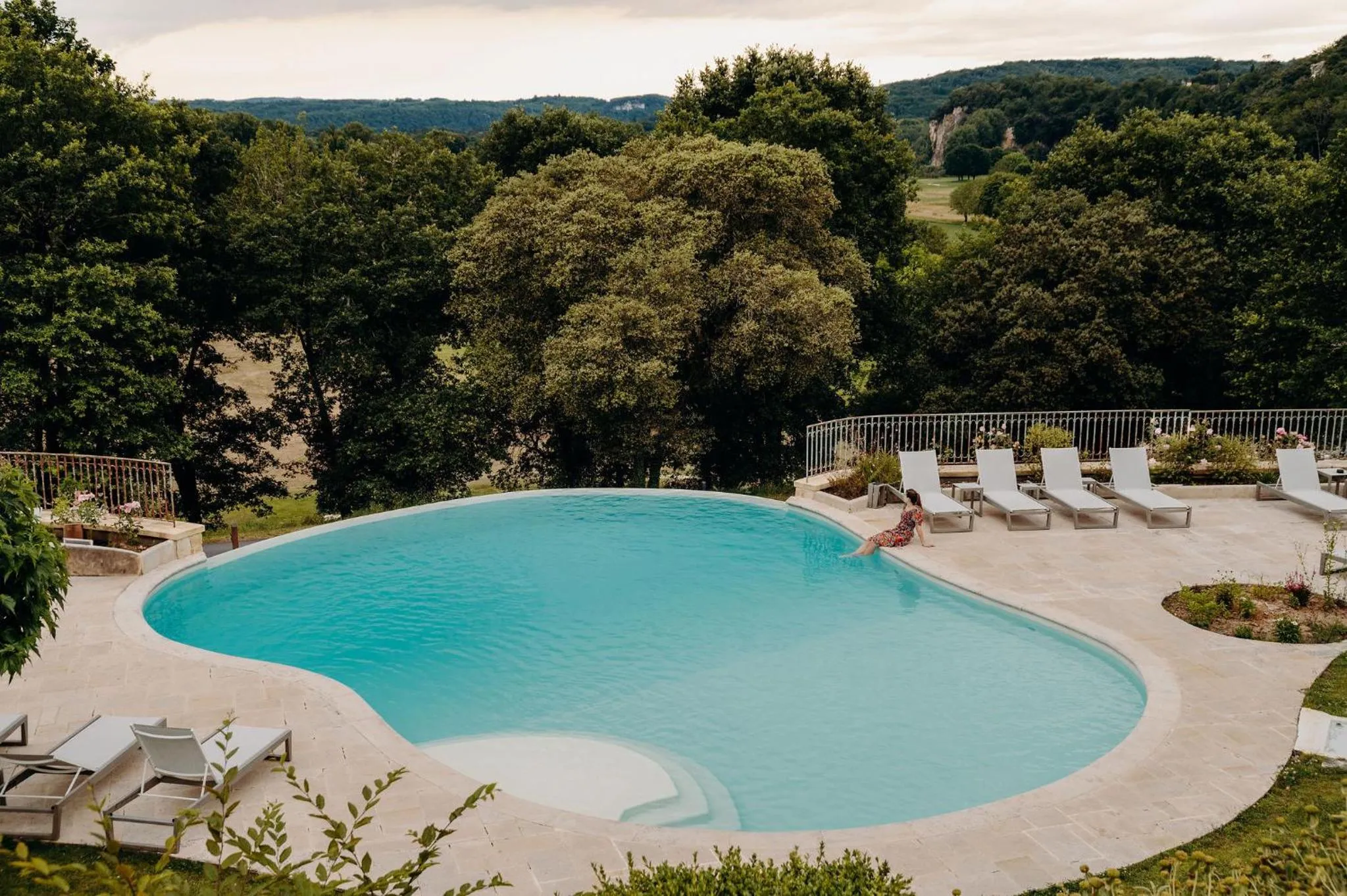 Swimming pool in Domaine de Rochebois & Spa Nuxe
