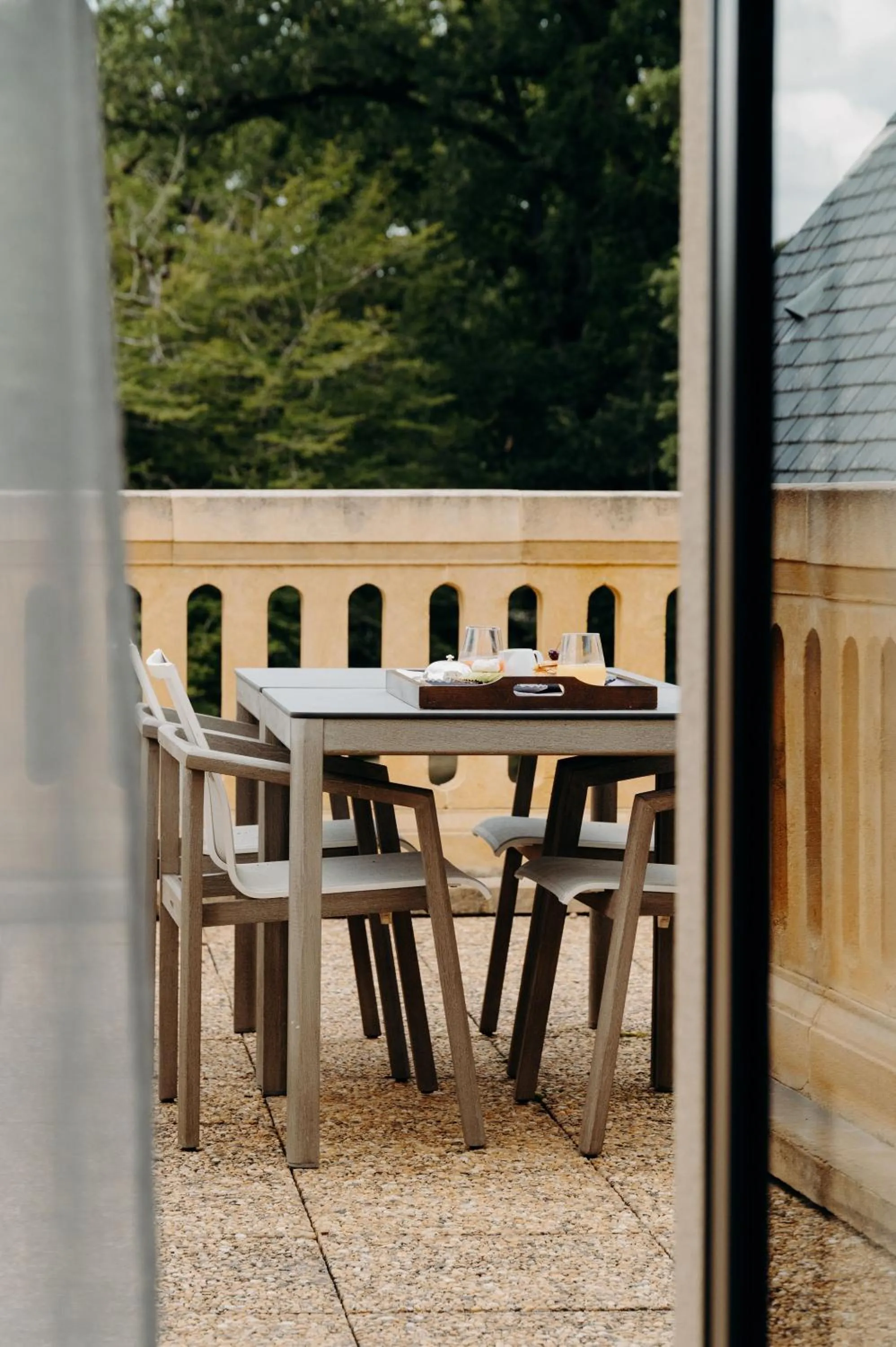 Balcony/Terrace in Domaine de Rochebois & Spa Nuxe