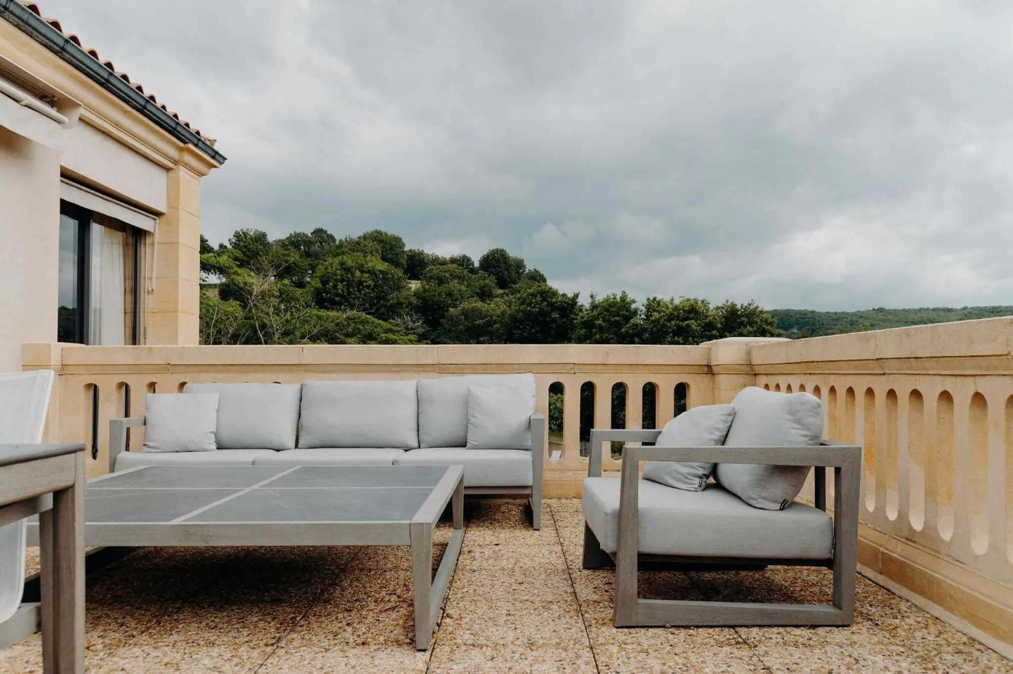 Balcony/Terrace in Domaine de Rochebois & Spa Nuxe