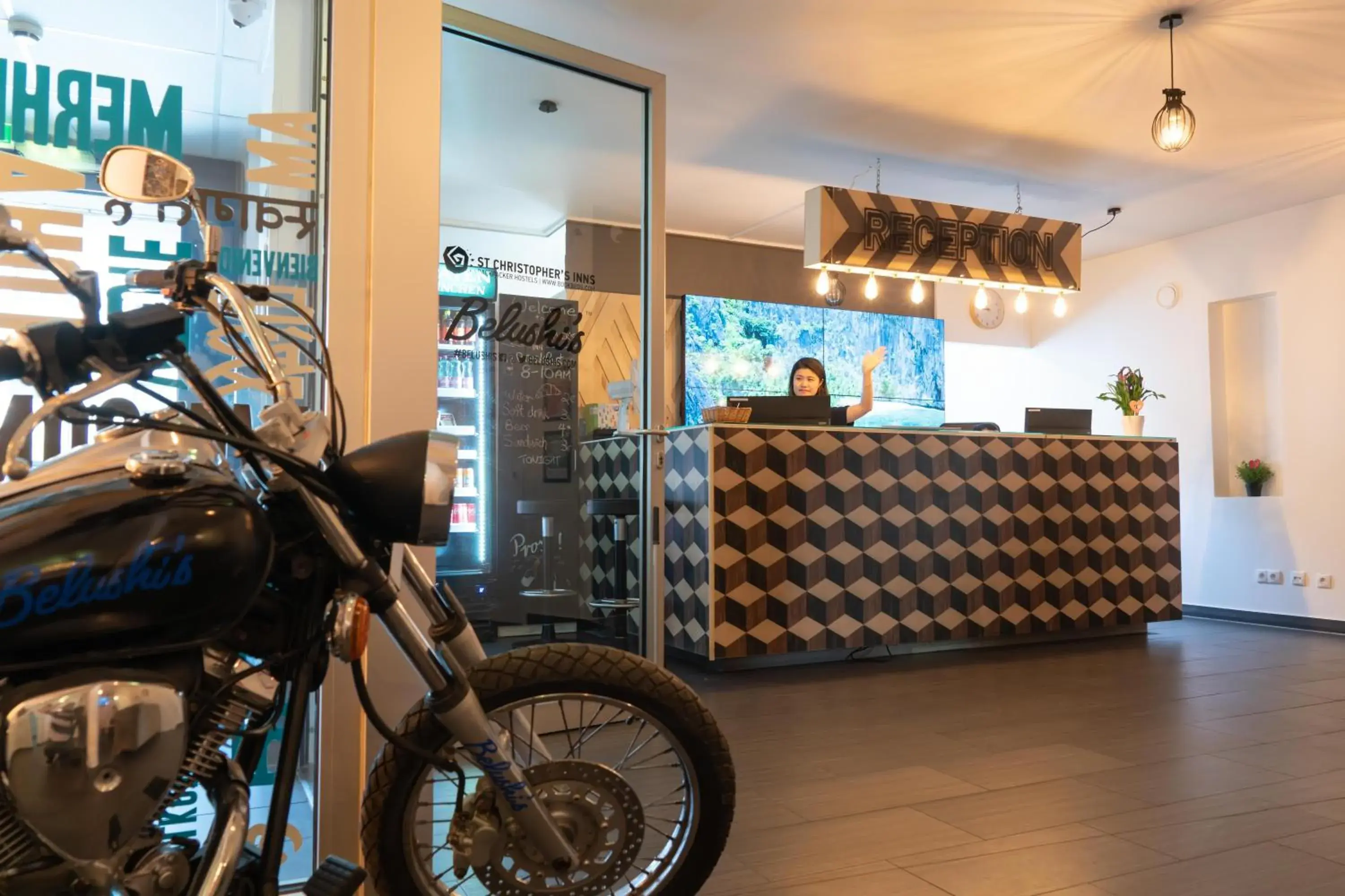 Lobby or reception in St Christopher's Inn Vienna Lobby or reception in St Christopher's Inn Vienna