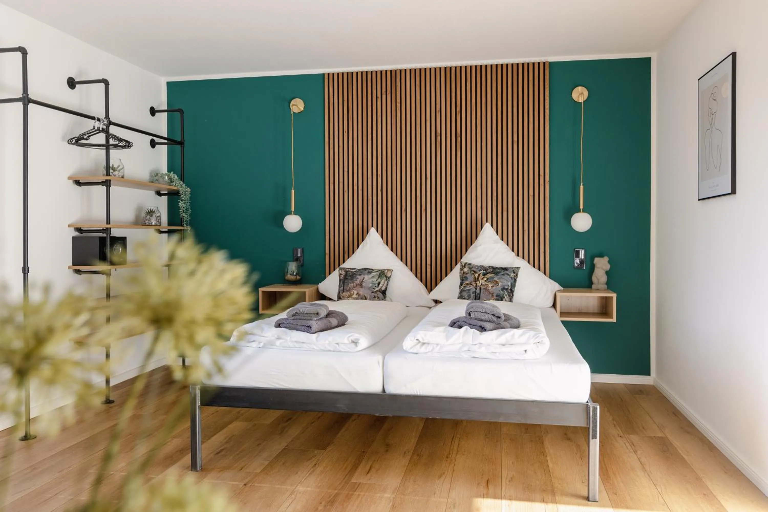 Photo of the whole room, Bed in Alex & Rine - Pension Zum Alten Strom