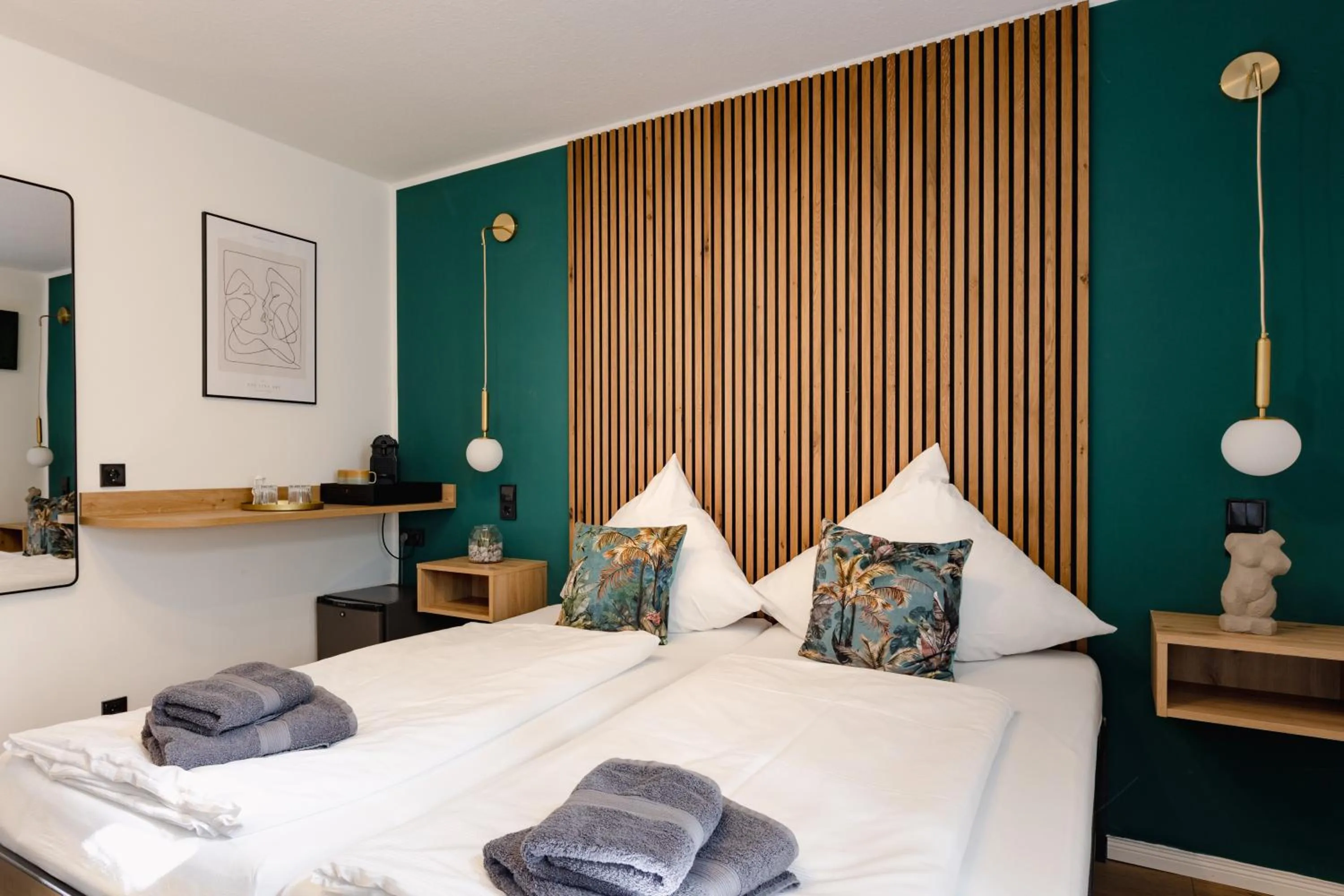 Photo of the whole room, Bed in Alex & Rine - Pension Zum Alten Strom