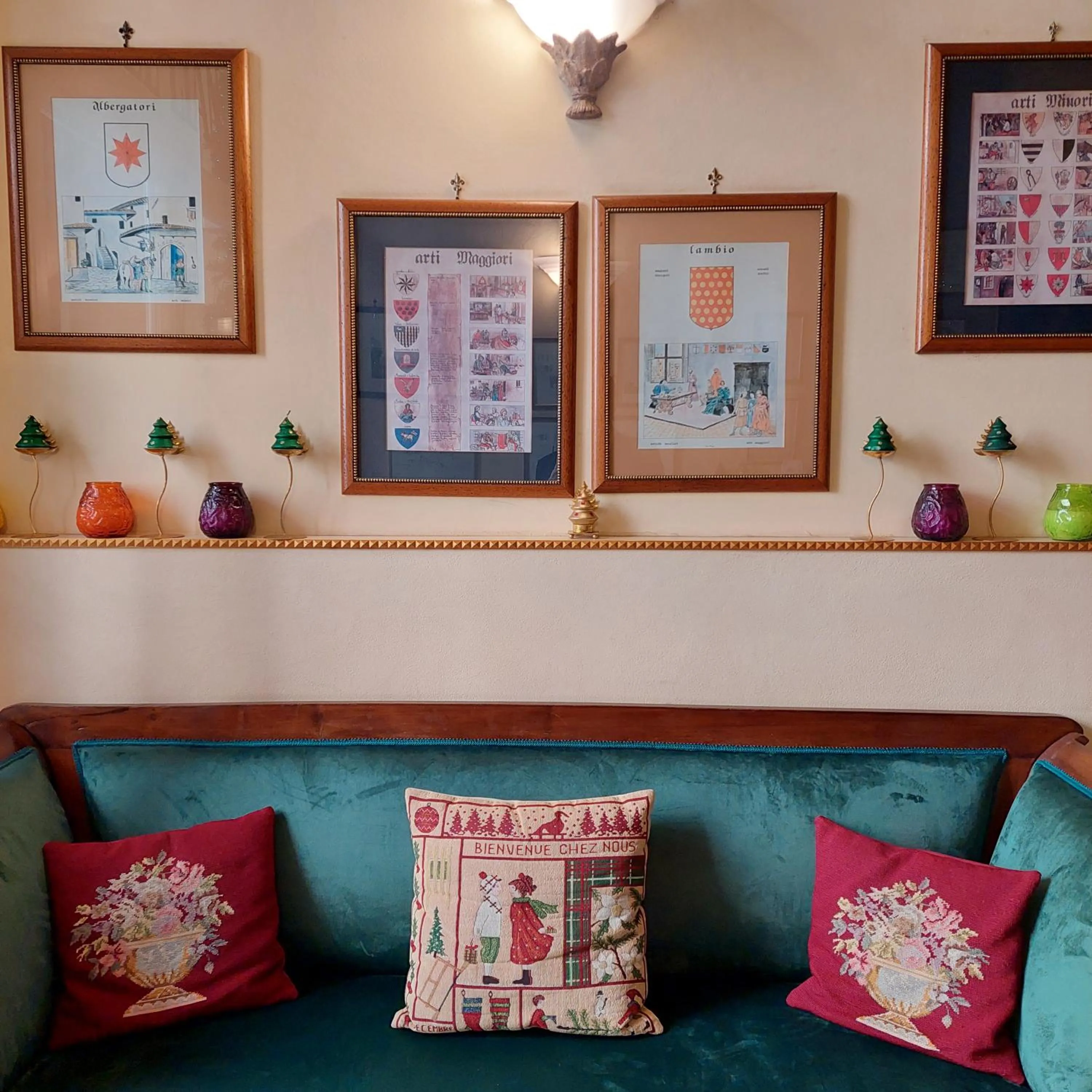 Seating area in Hotel Villa Liana