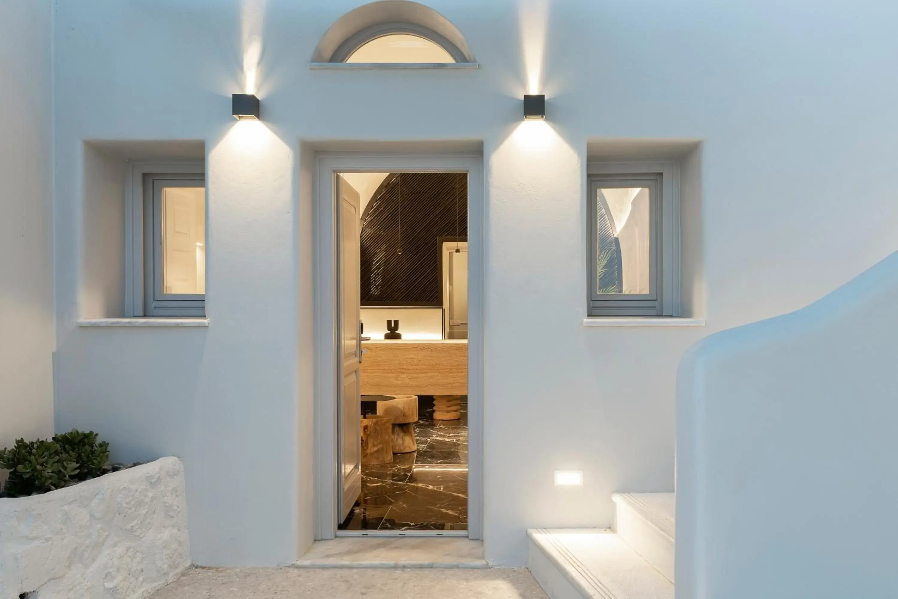 Lobby or reception in Hom Santorini Lobby or reception in Hom Santorini