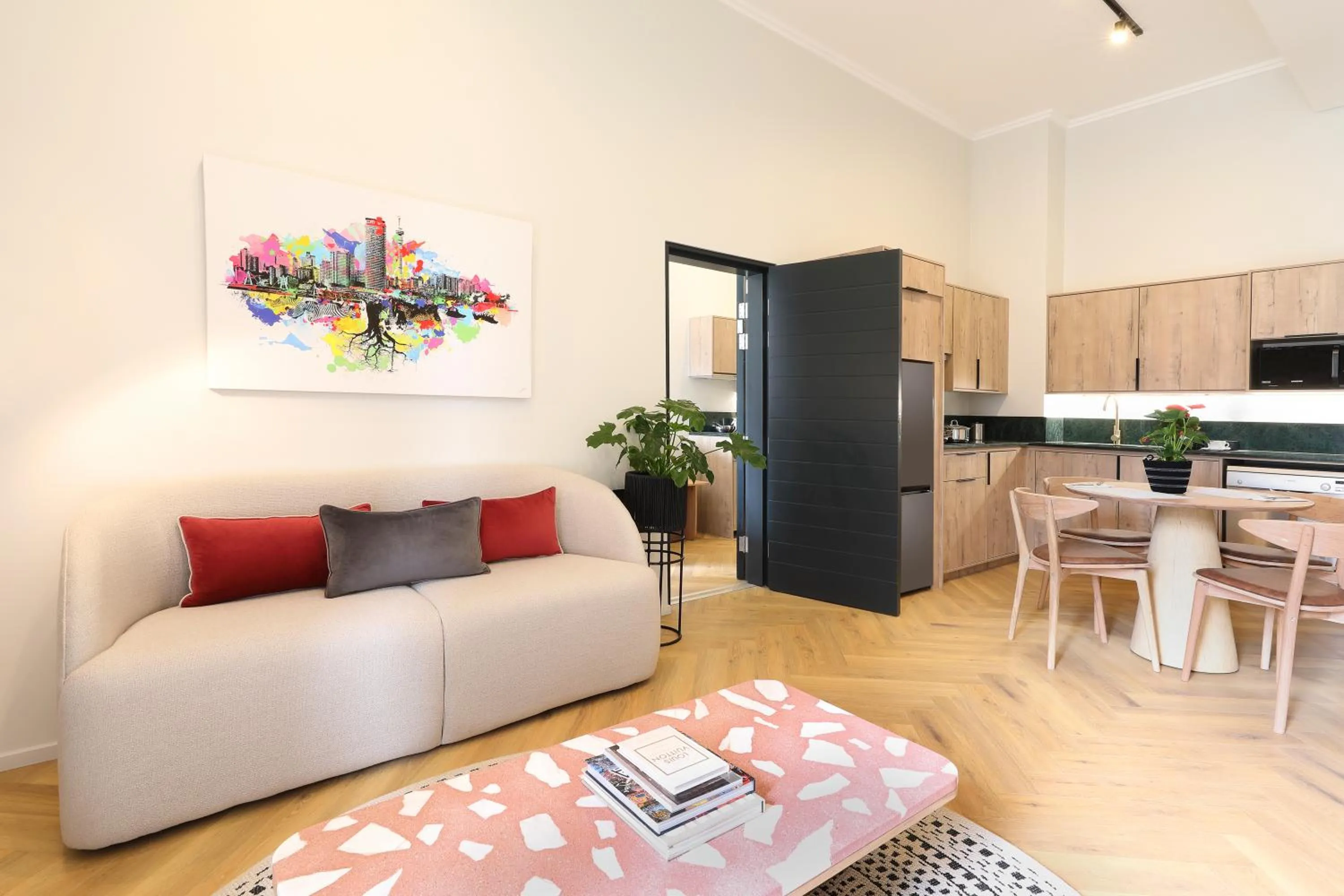 Seating area in Hyatt House Johannesburg Rosebank