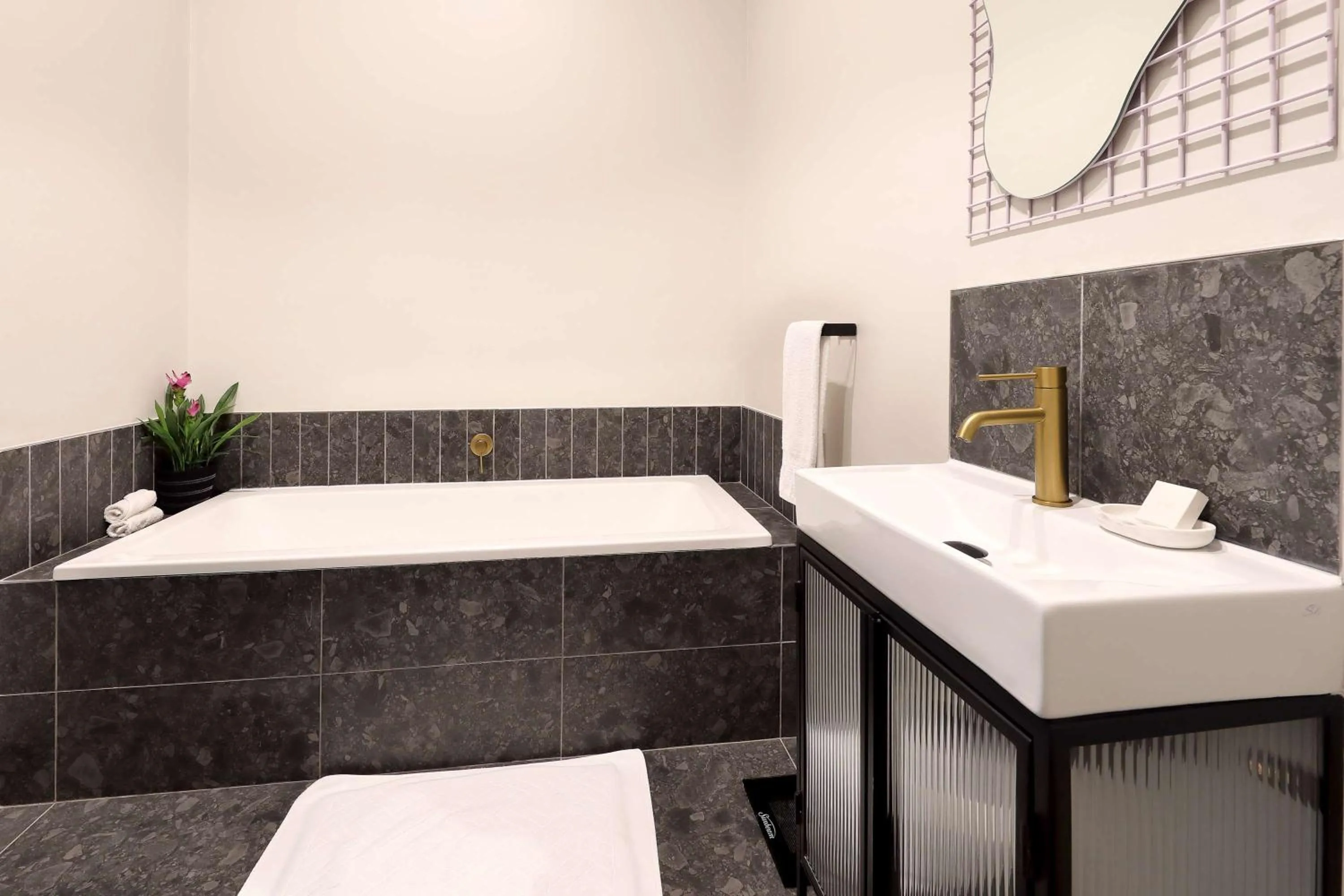 Bathroom in Hyatt House Johannesburg Rosebank