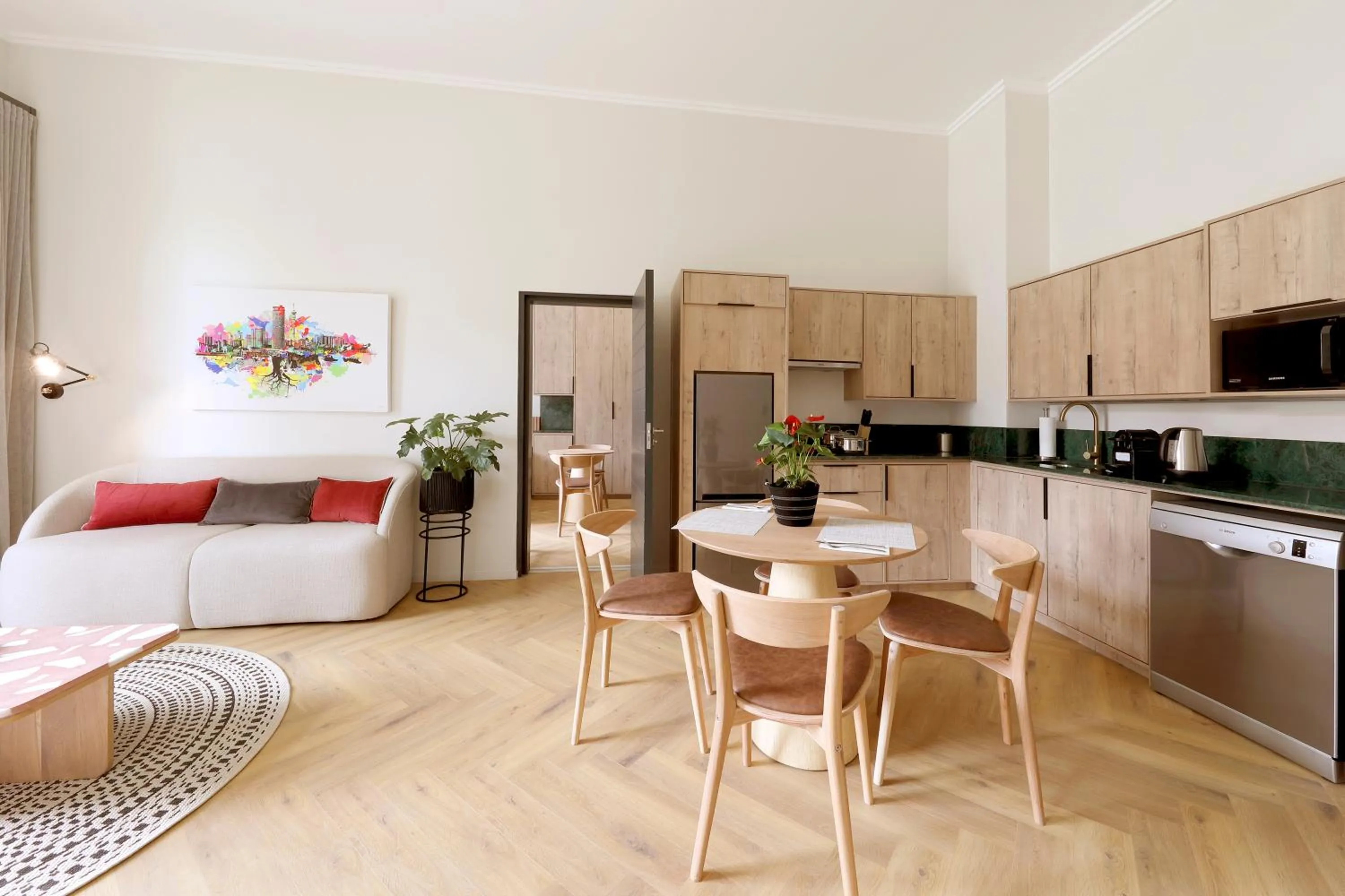 Kitchen or kitchenette in Hyatt House Johannesburg Rosebank