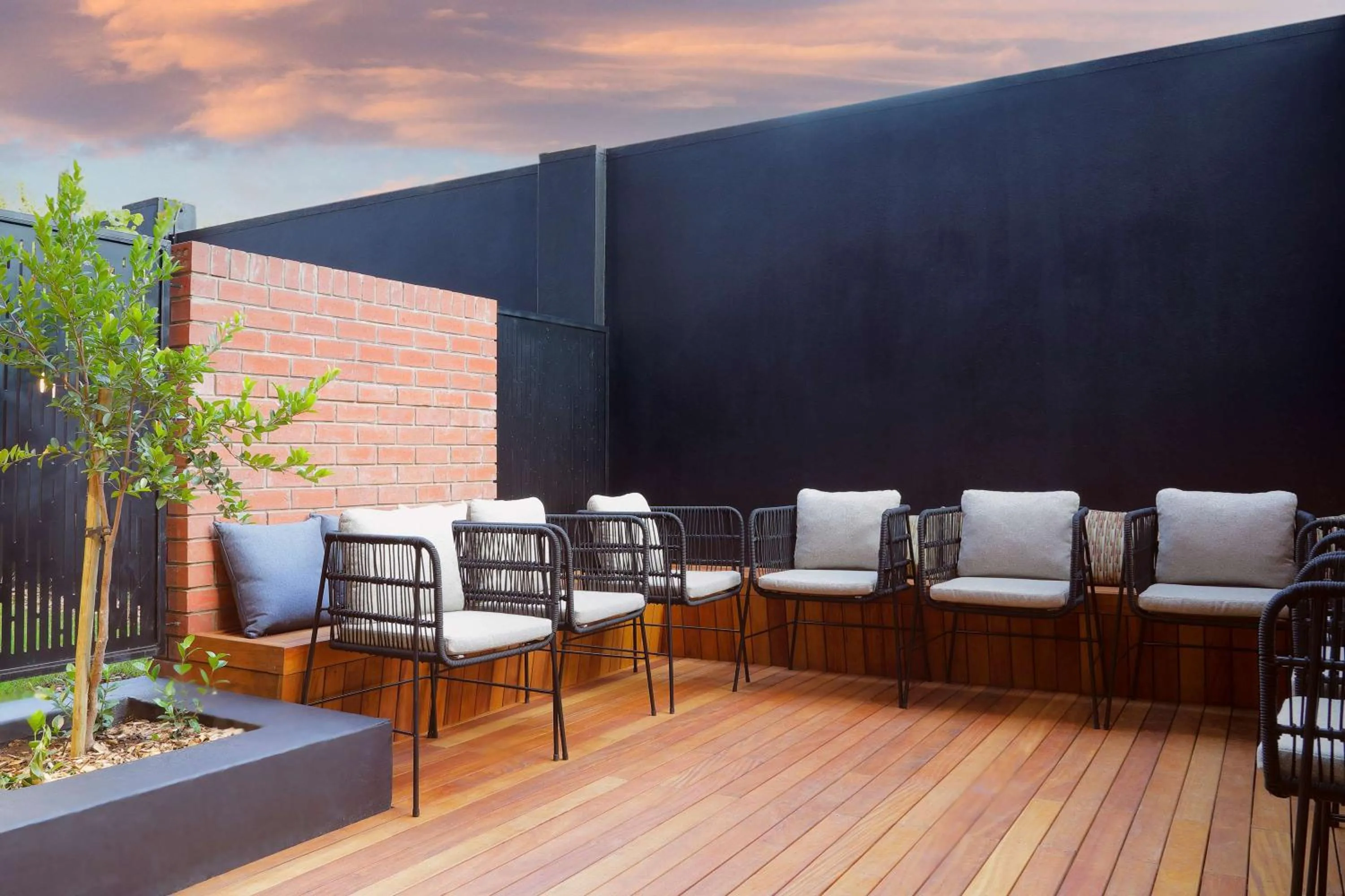 Patio in Hyatt House Johannesburg Rosebank