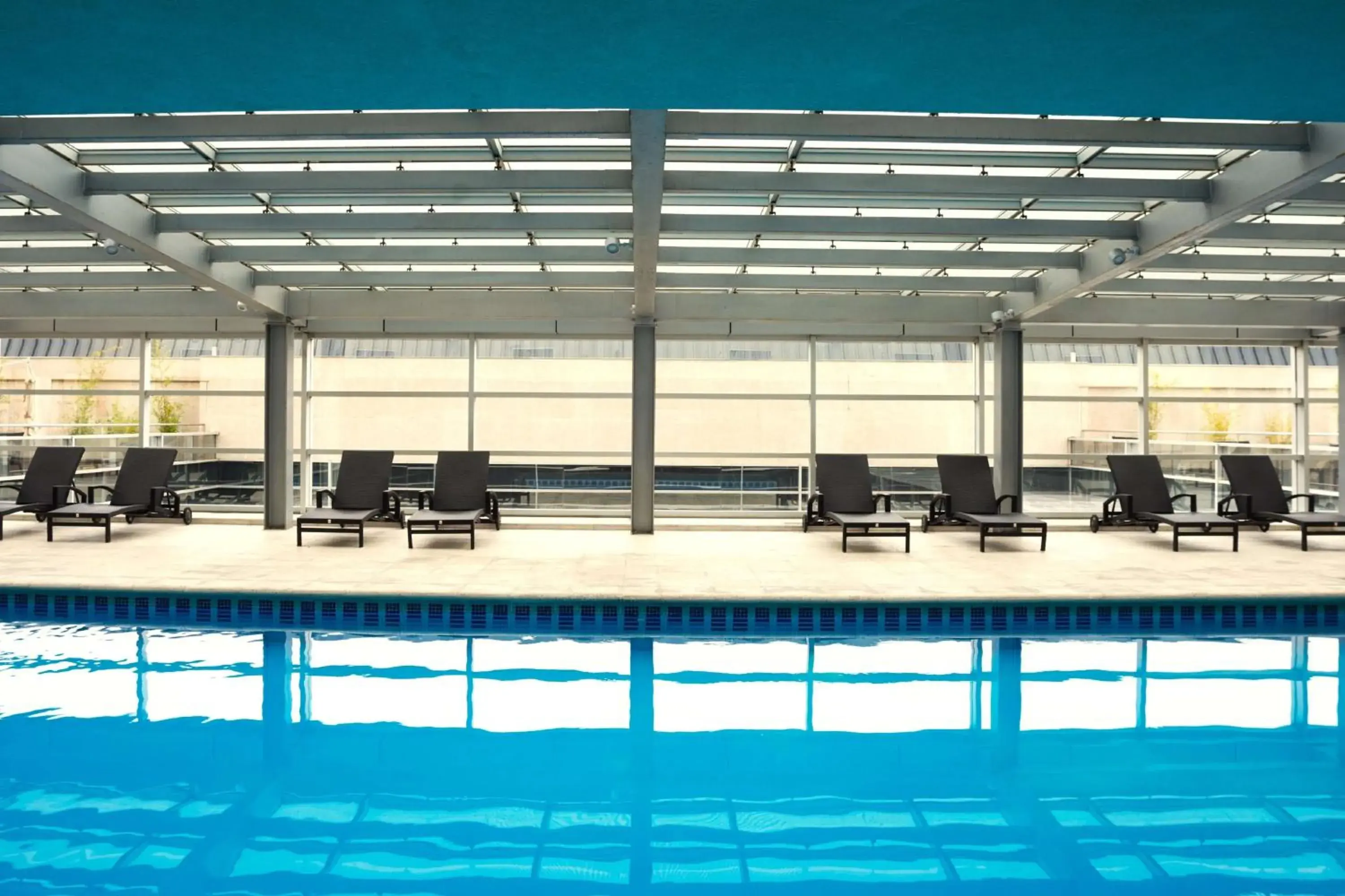 Pool view in Hilton Mendoza Pool view in Hilton Mendoza