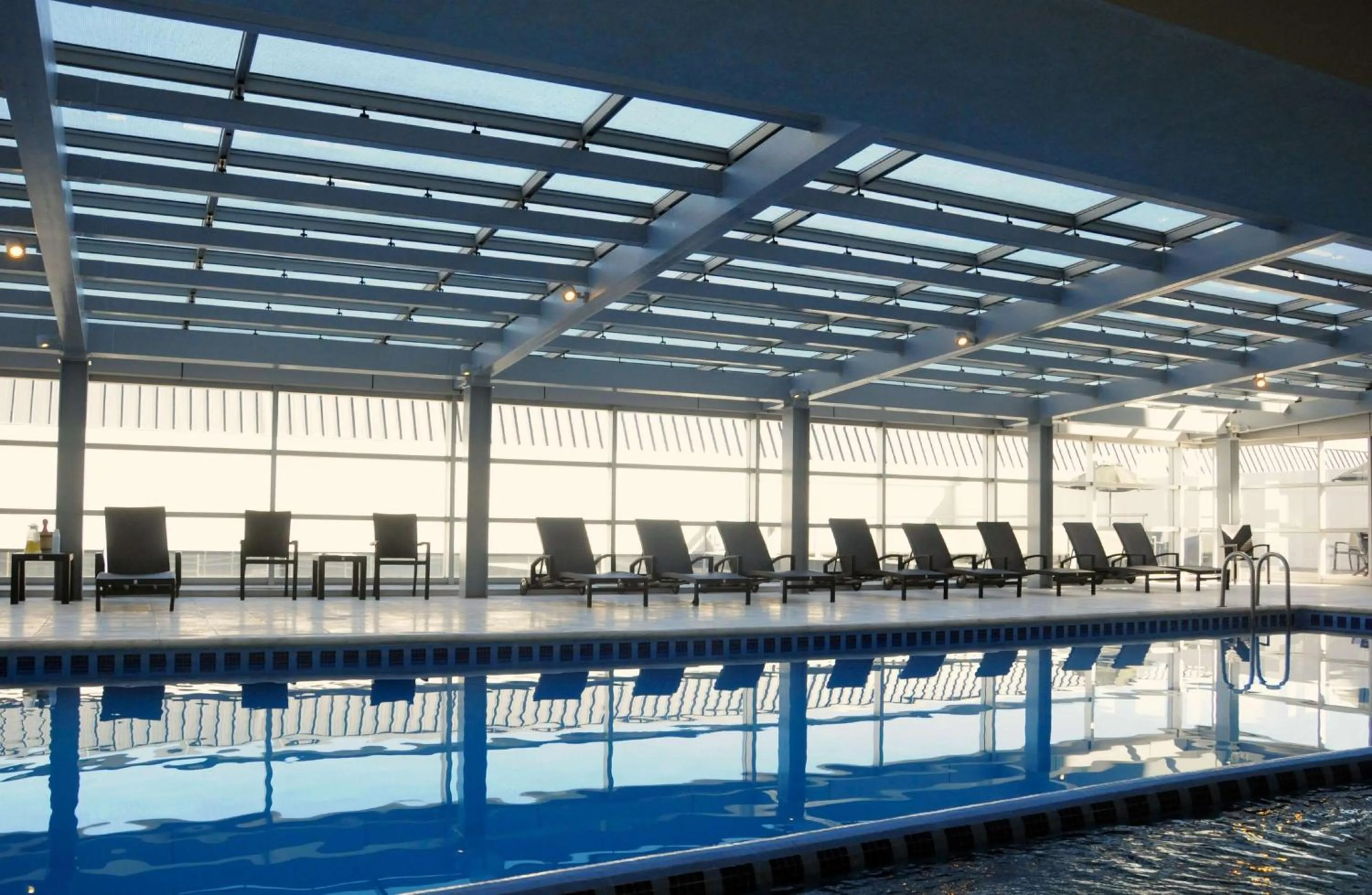 Pool view in Hilton Mendoza